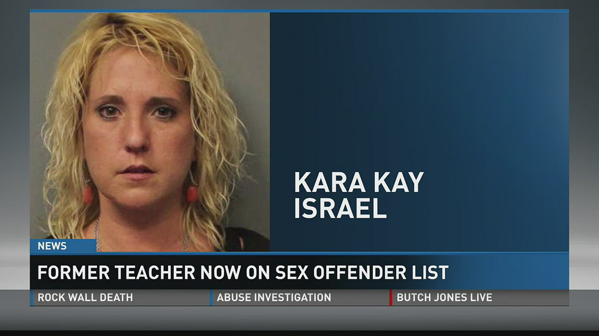 Former teacher now on sex offender list