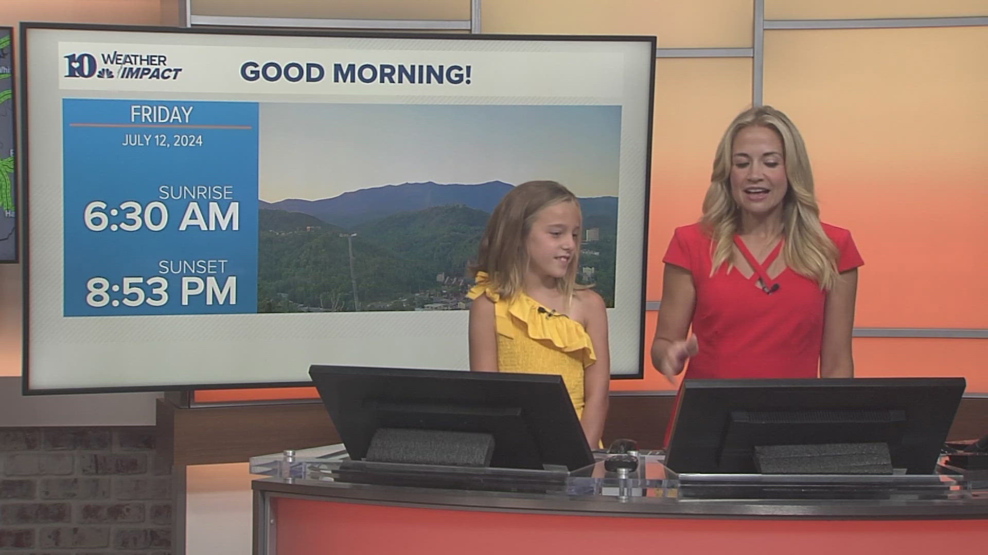 Ella Ruby wants to be a meteorologist when she grows up! Yay!