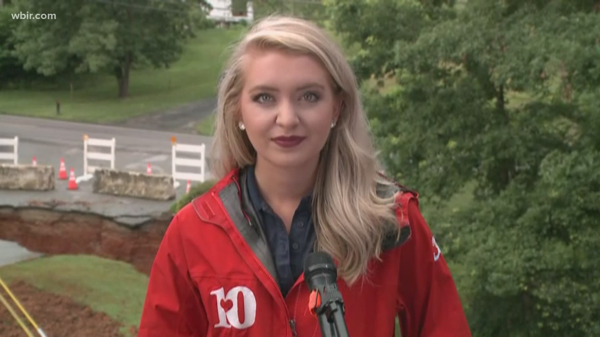 10News reporter Katie Inman shows how a new interactive map is identifying areas with the highest flood risks in Knoxville.