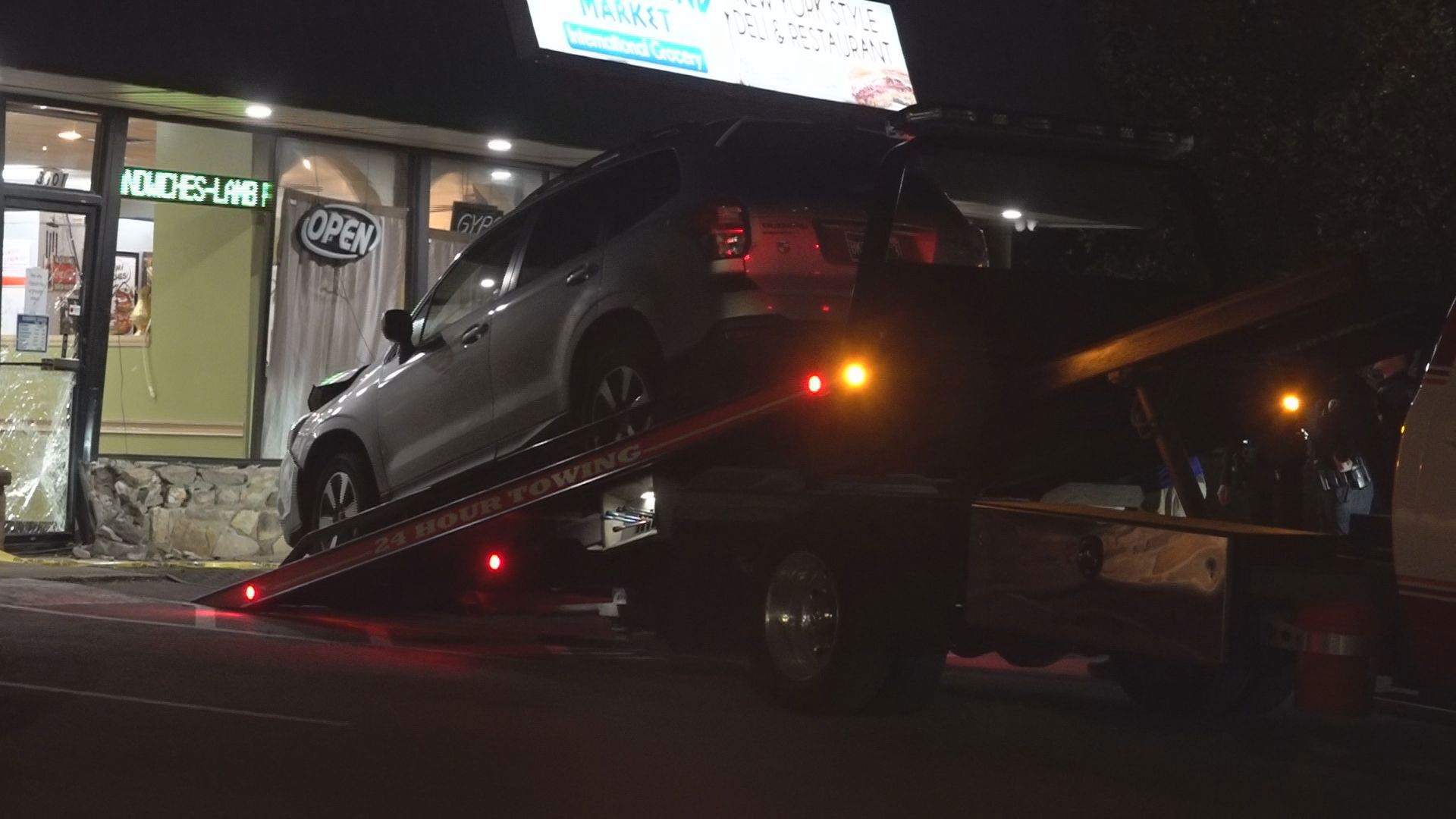 Holy Week Closure Holy Land Market and Deli closed Thursday after vehicle crashes into ...