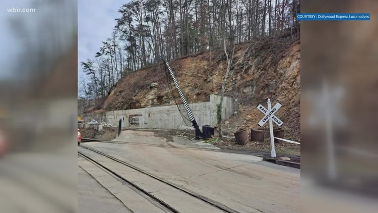 Old mine tunnel removed during Dollywood construction project
