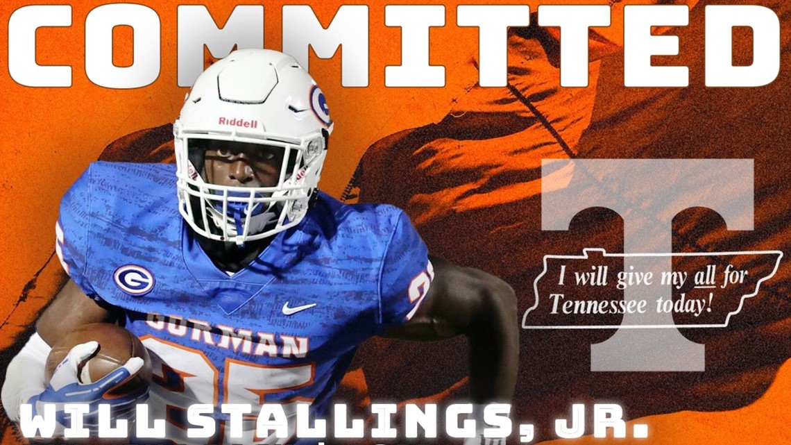 Three-star running back Will Stallings commits to Tennessee | wbir.com