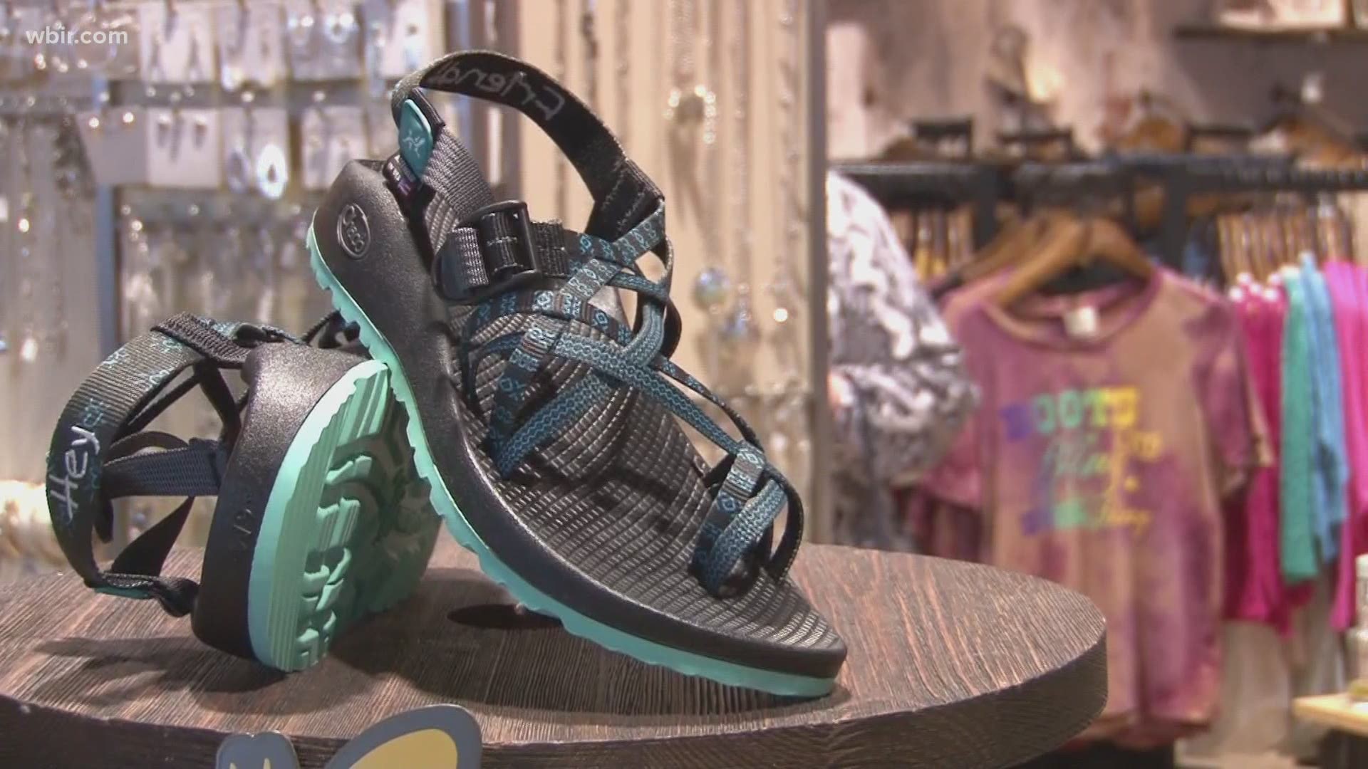 Custom Chacos on sale to honor Sevier 