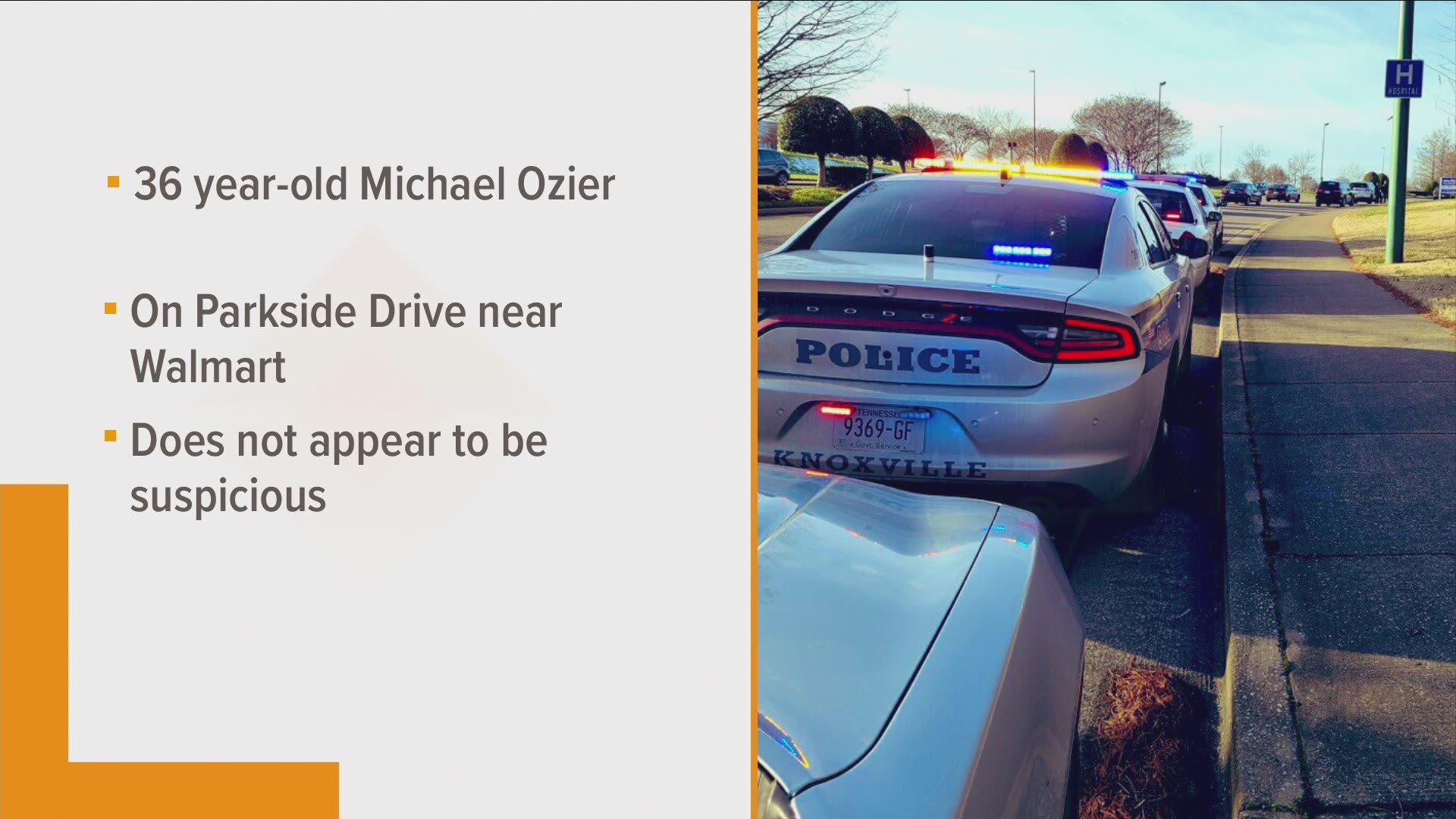 Officers found 36-year-old Michael Ozier's body on Parkside Drive near Walmart.
