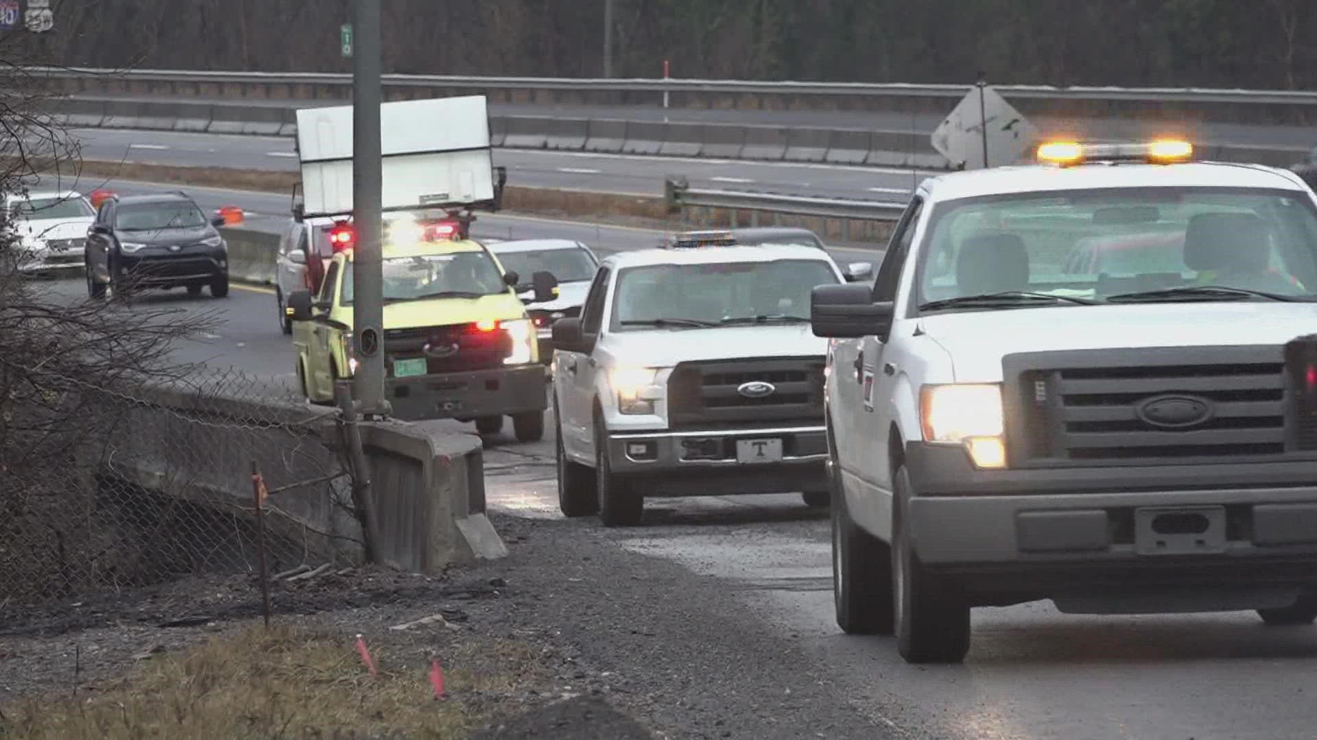 Drivers need to be alert on I-640 for crews that are working to patch potholes in both east and westbound lanes. TDOT crews have been fixing roads throughout the day