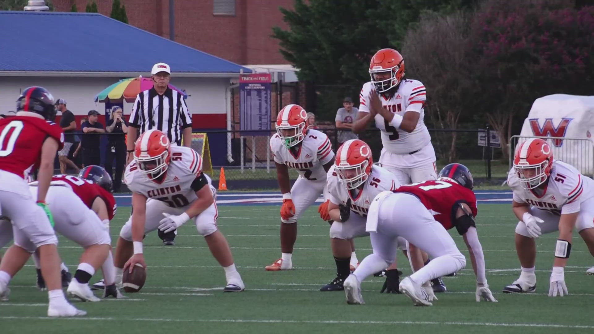 Here's the Play of the Week and hit of the Week for the second week of high school football.