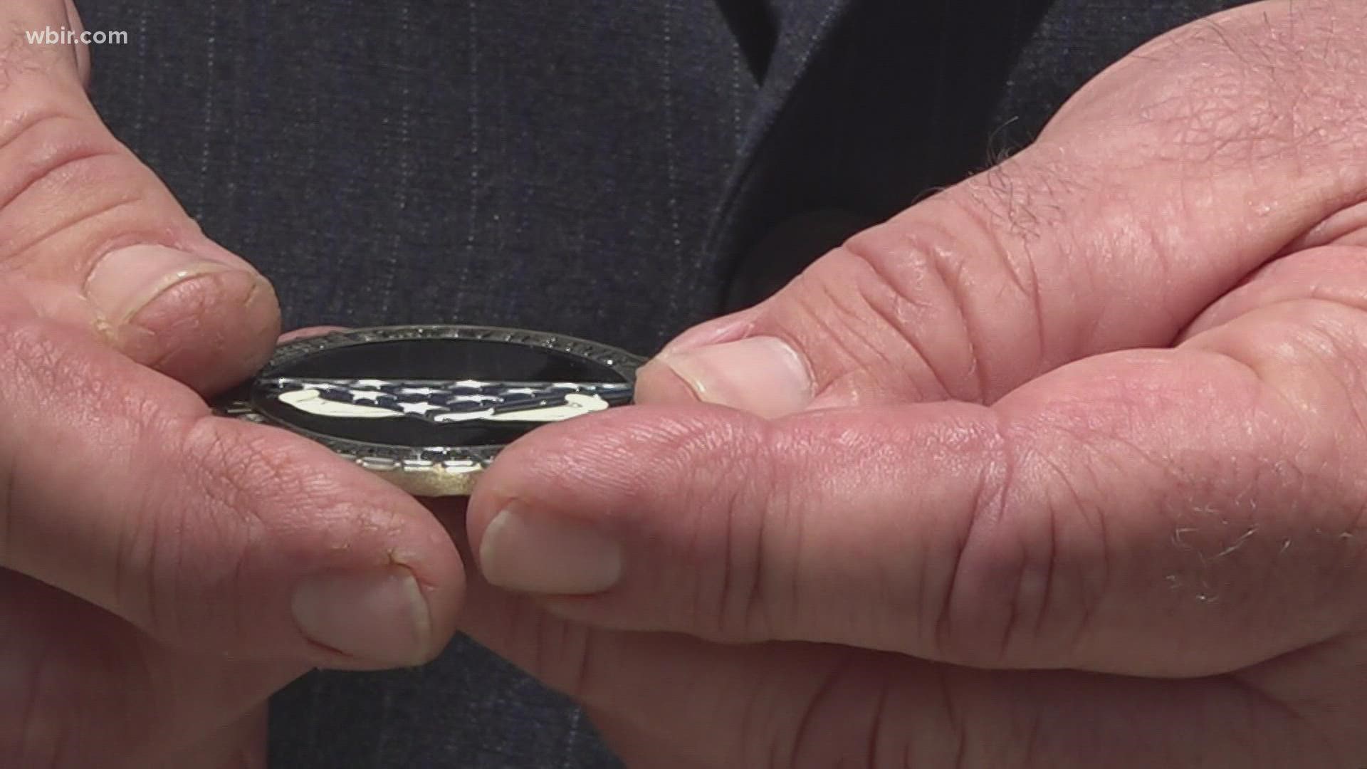 State leaders gathered to introduce the new coins at the East Tennessee Veterans Cemetery.