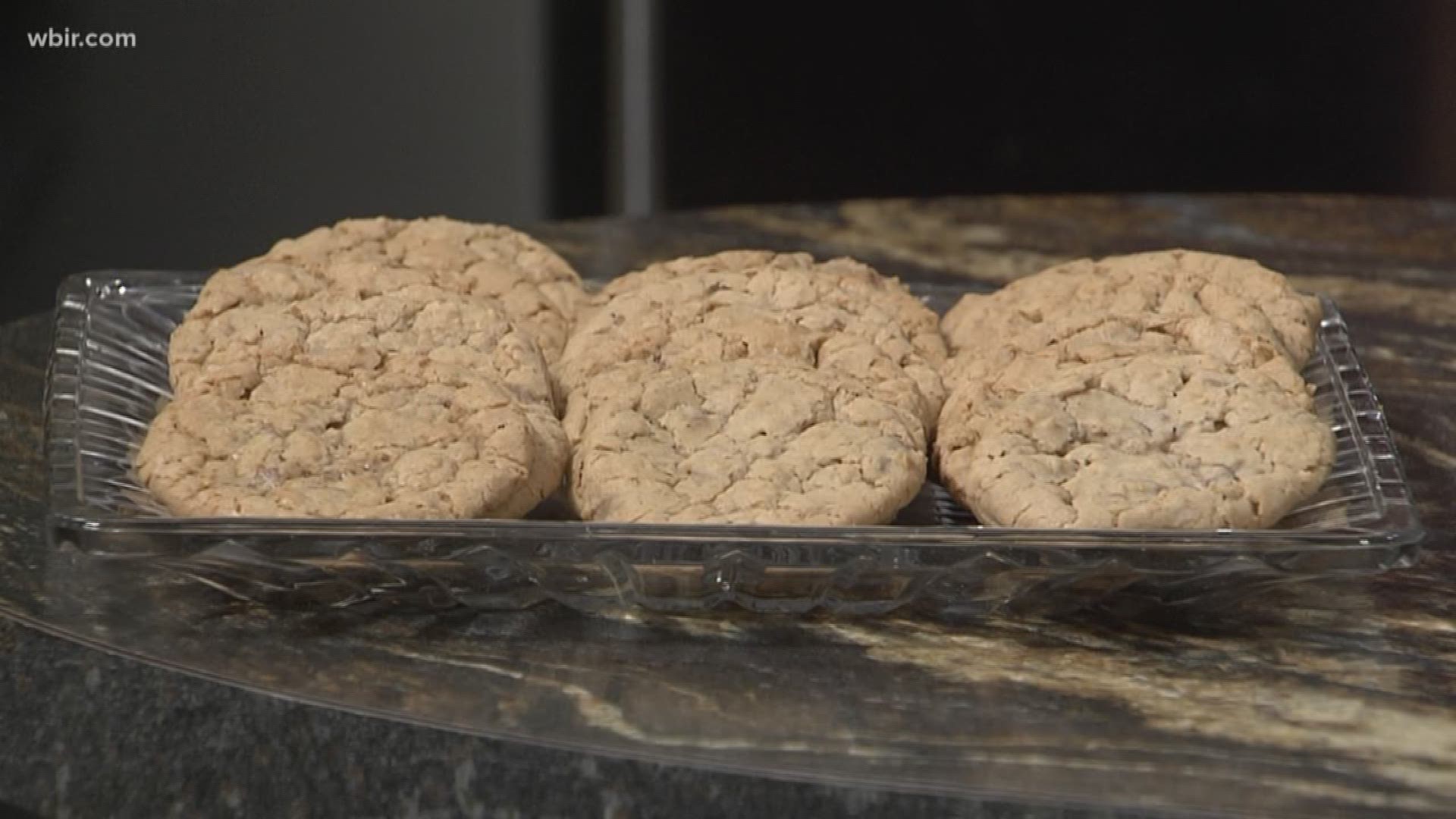 Betty Henry from B and G Catering is with me now in the kitchen - and we're making Milk Chocolate Oatmeal cookies!