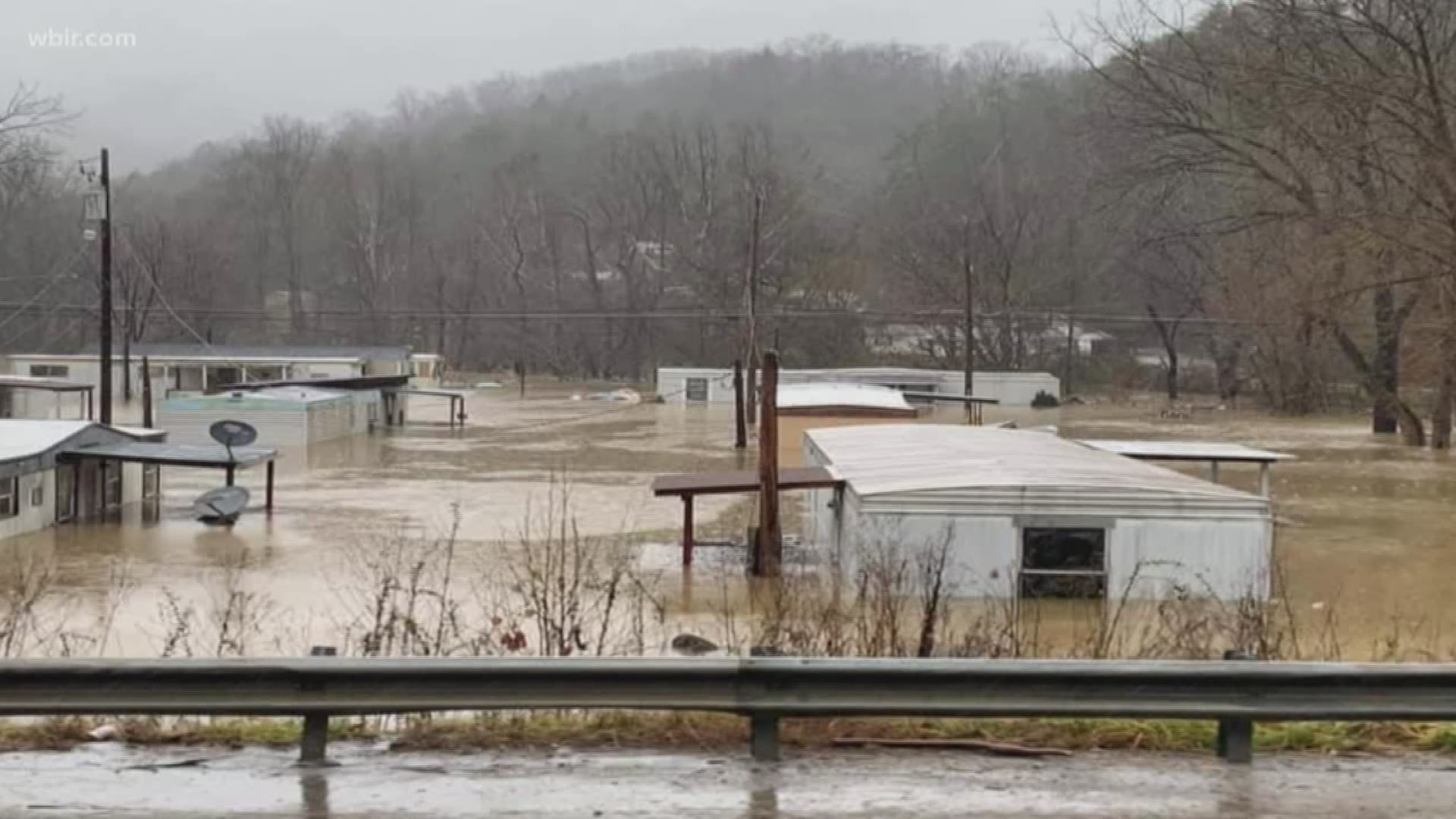 The Kentucky governor has declared a state of emergency for several counties in the eastern Kentucky. That includes several on the Tennessee state line.