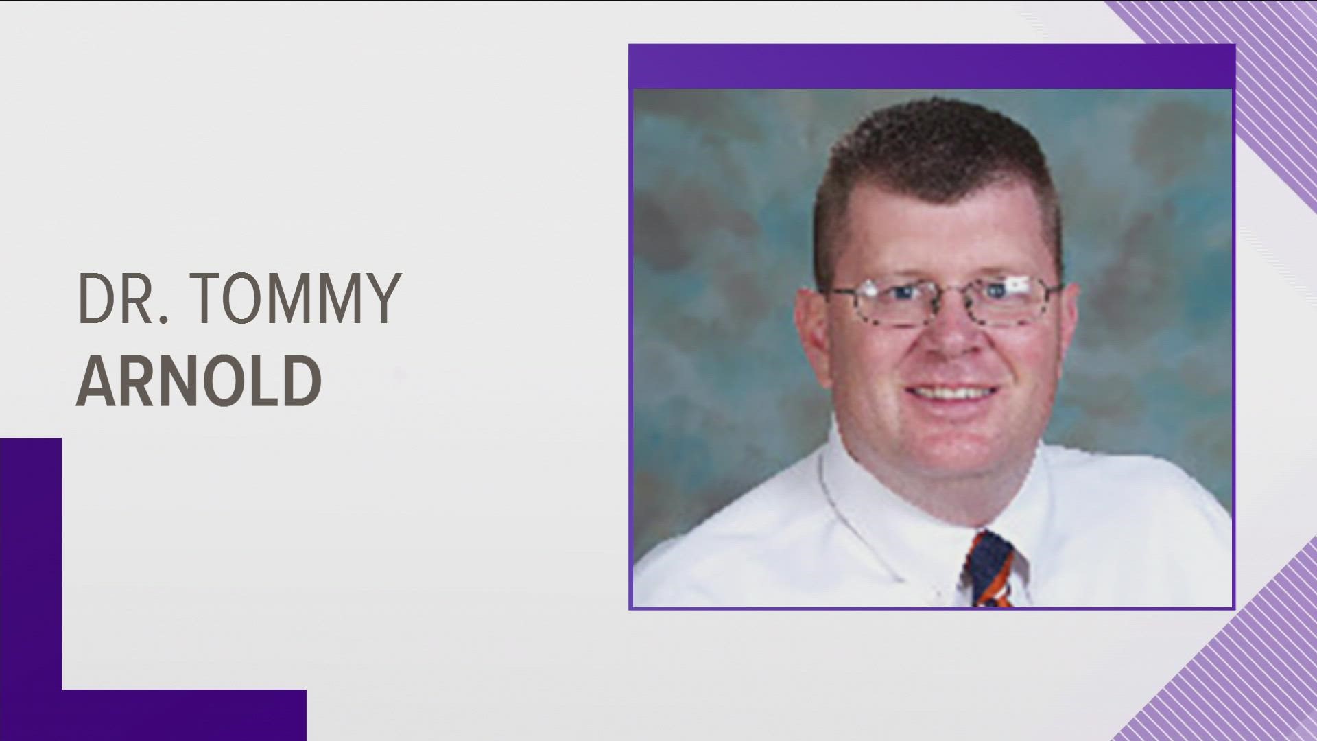 Dr. Tommy Arnold is a native of Jefferson County and has served as an assistant superintendent among other roles.