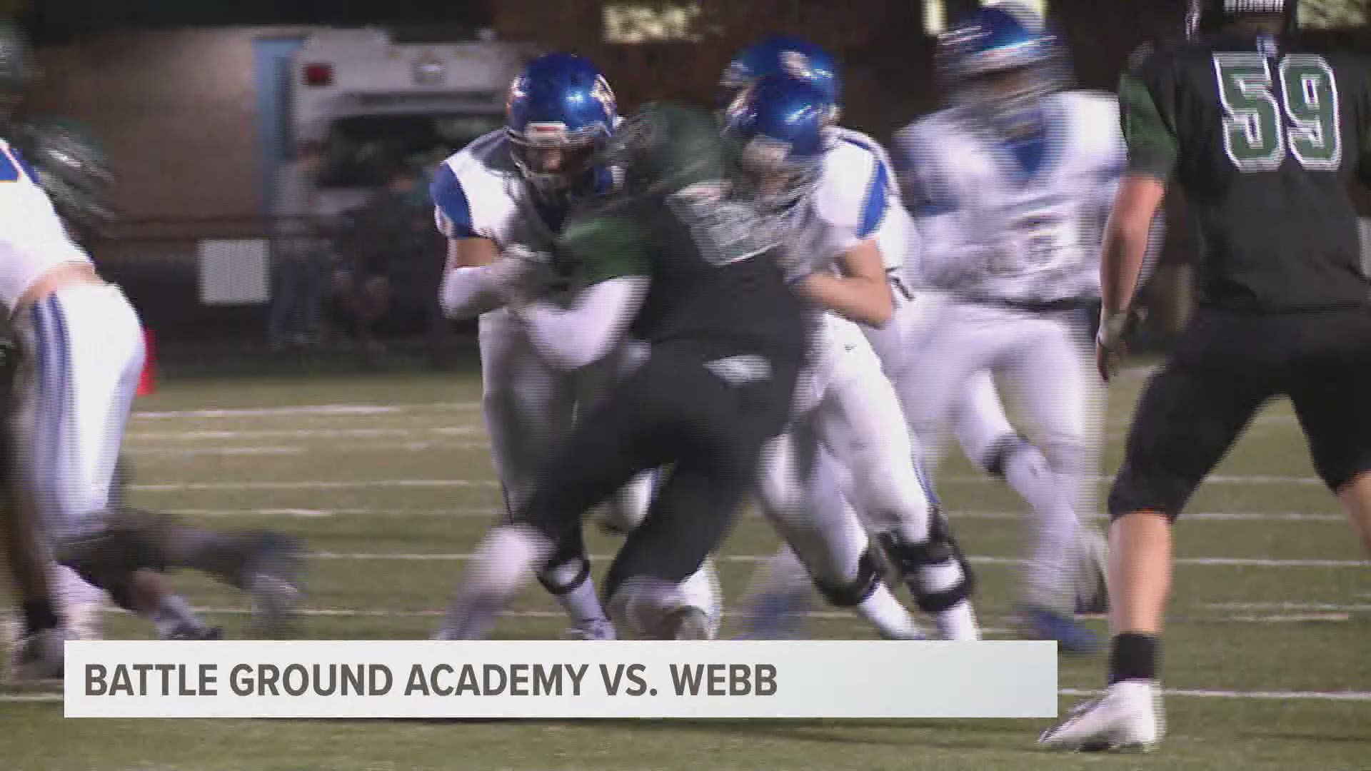 Webb's season comes to an end with a loss to BGA, 30-10.
