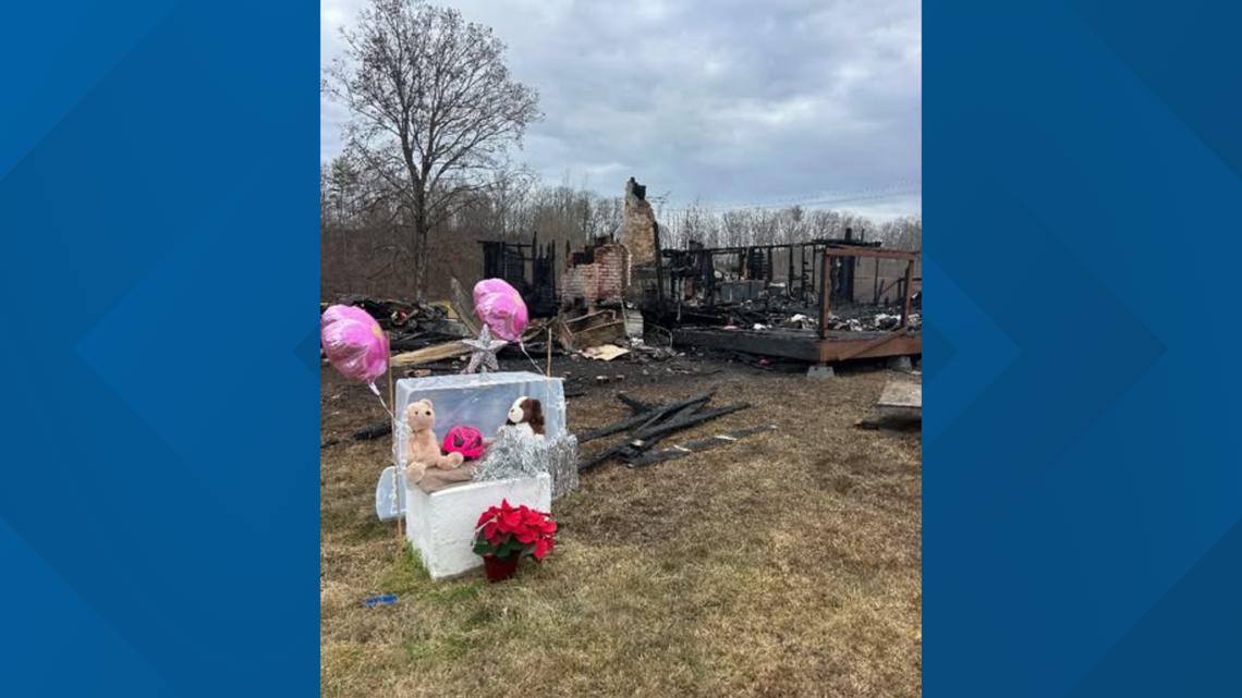 Kingsport community mourns young sisters lost in Christmas morning house  fire | wbir.com
