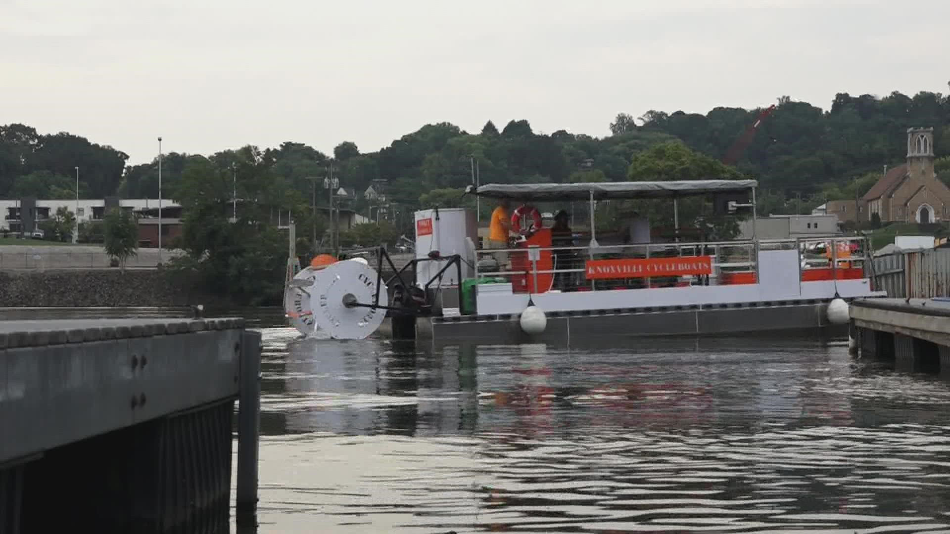 It's a new way to see Knoxville while getting your heart rate up with a drink in your hand. Knoxville Cycleboats is a floating pedal tavern filled with fun.