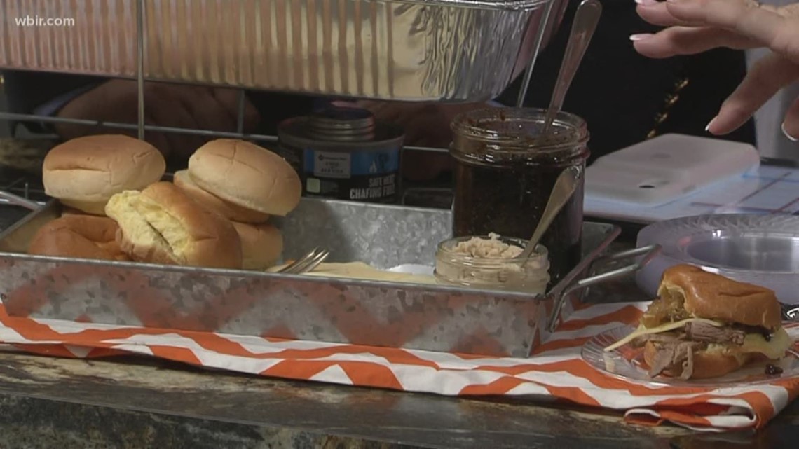 This delicious beef brisket recipe makes for a great 'slider bar' at your next tailgate