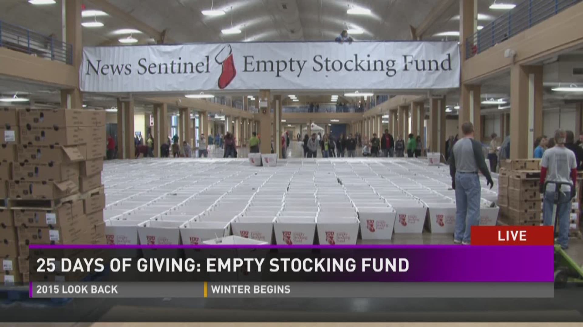 25 Days Of Giving: Volunteers Pack Empty Stocking Fund Baskets | Wbir.com