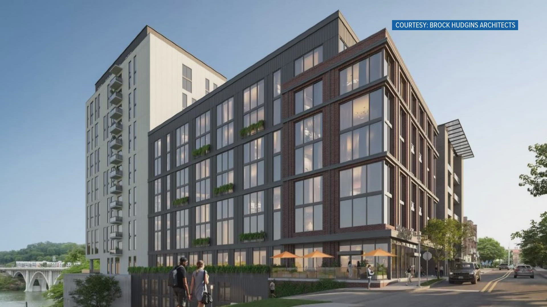 Plans for a high-rise apartment building in downtown Knoxville are moving forward.