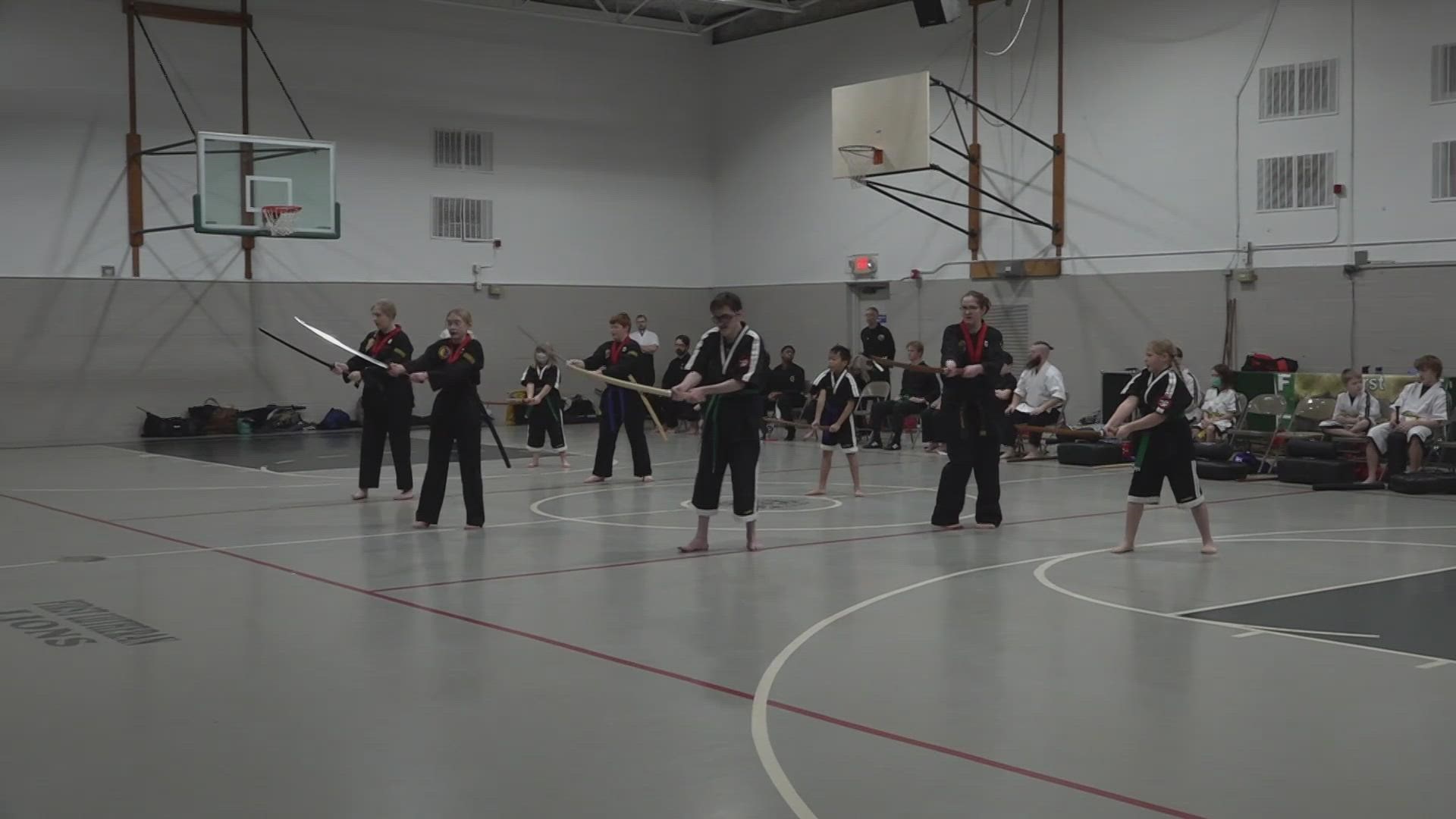 The First Lutheran School held the Winter Martial Arts Expo in Knoxville. It's a chance for people to see different martial arts in person.