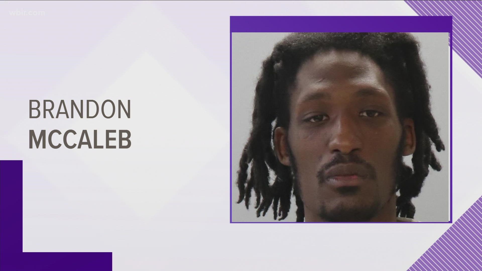 McCaleb was previously convicted of attempted second-degree murder and on parole when the 2020 shooting happened, the DA's office said.