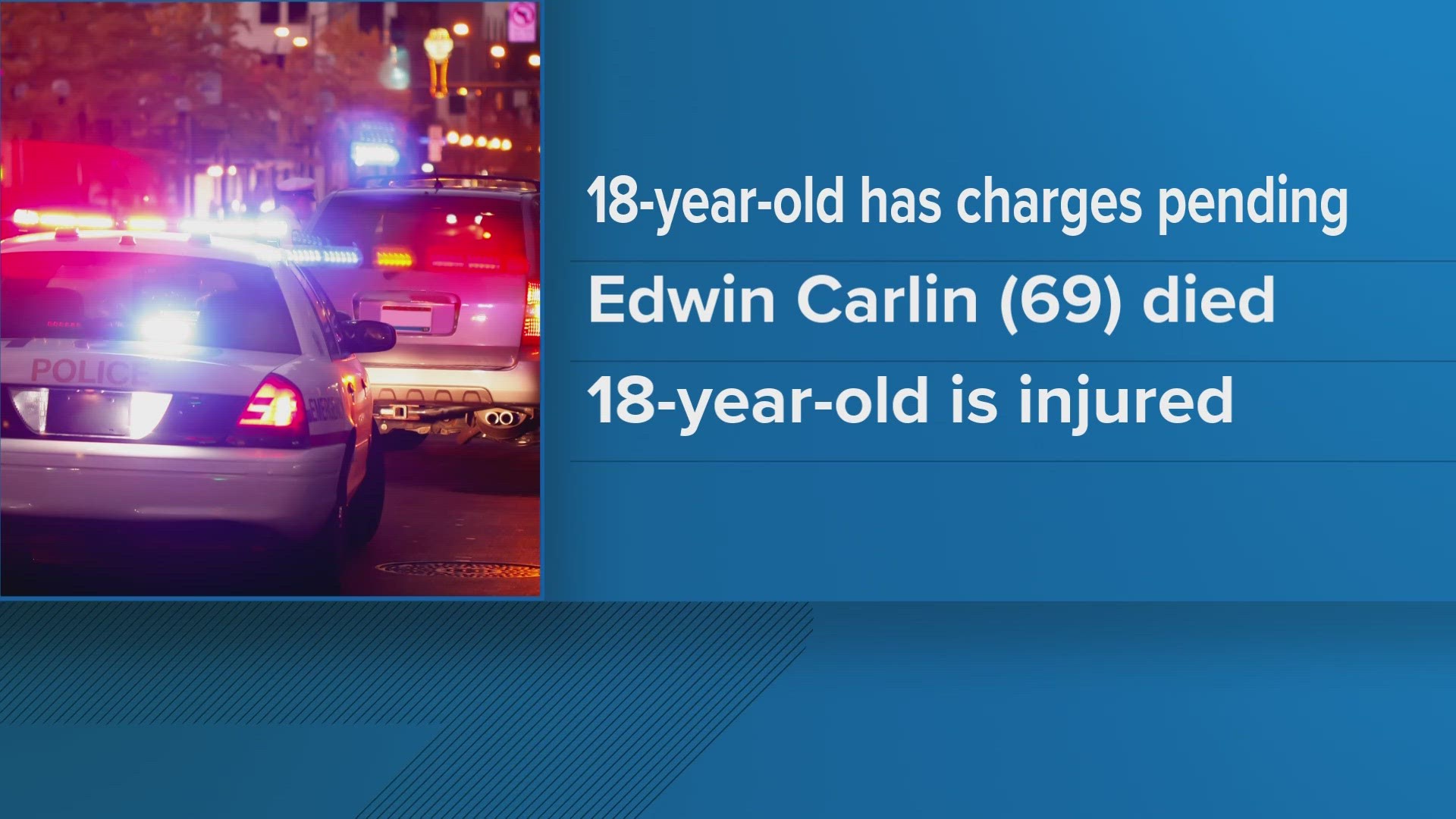 The Tennessee Highway Patrol identified the victim as 69-year-old Edwin Carlin.