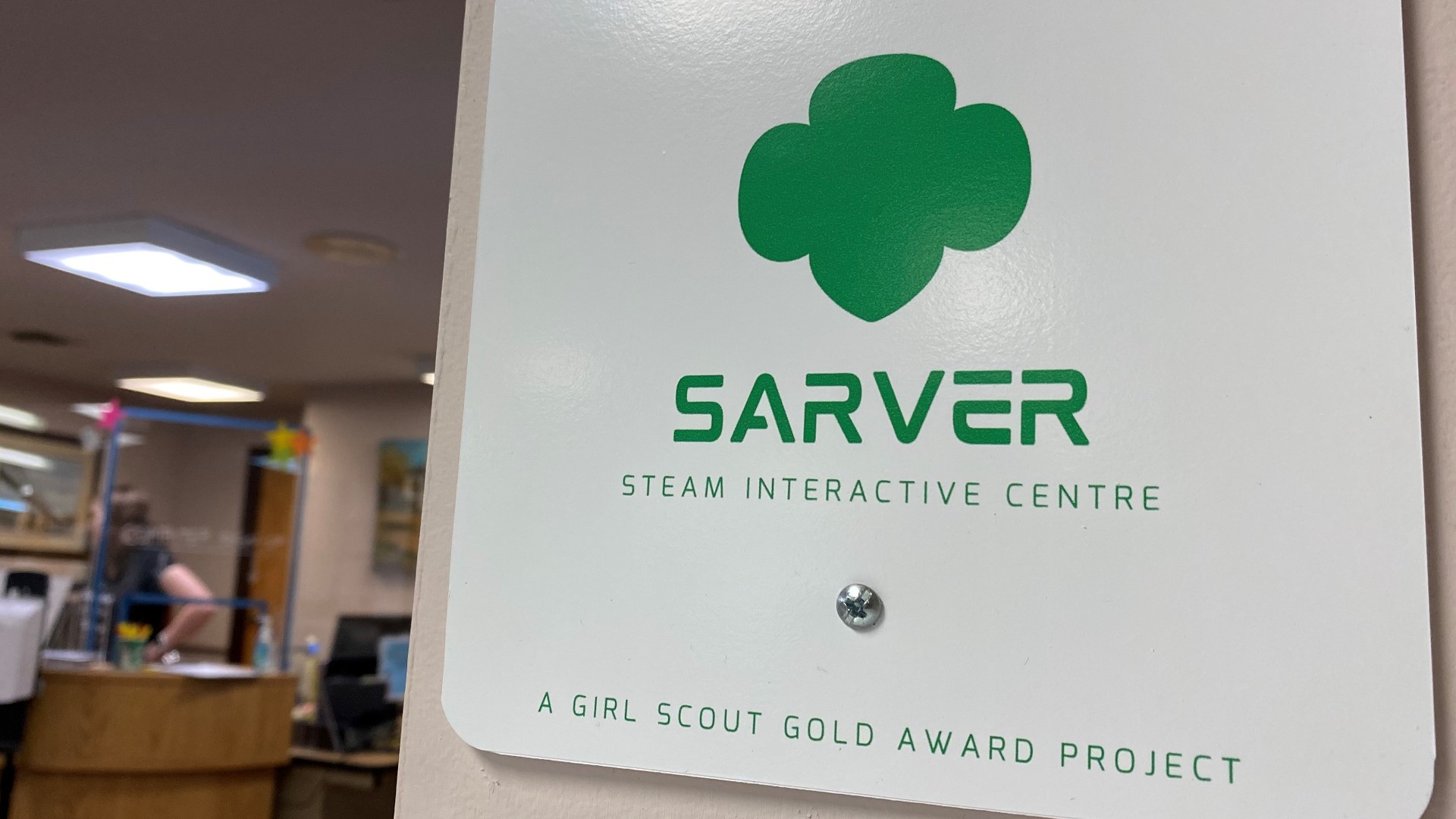 A high school senior, and girl scout spent her summer crafting and completing a new interactive STEAM centre for younger students.