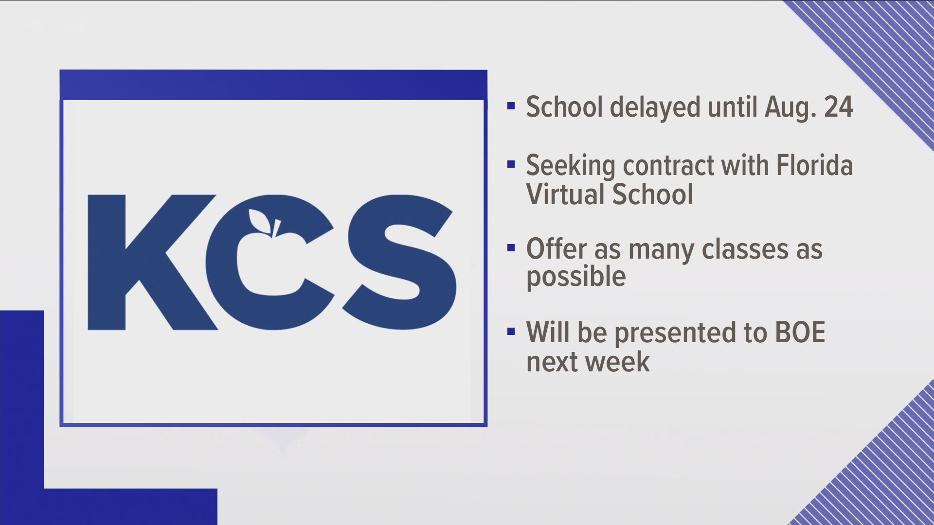 Officials proposed a contract with a virtual school to help staff virtual classes after around a third of the student body chose to learn from home.