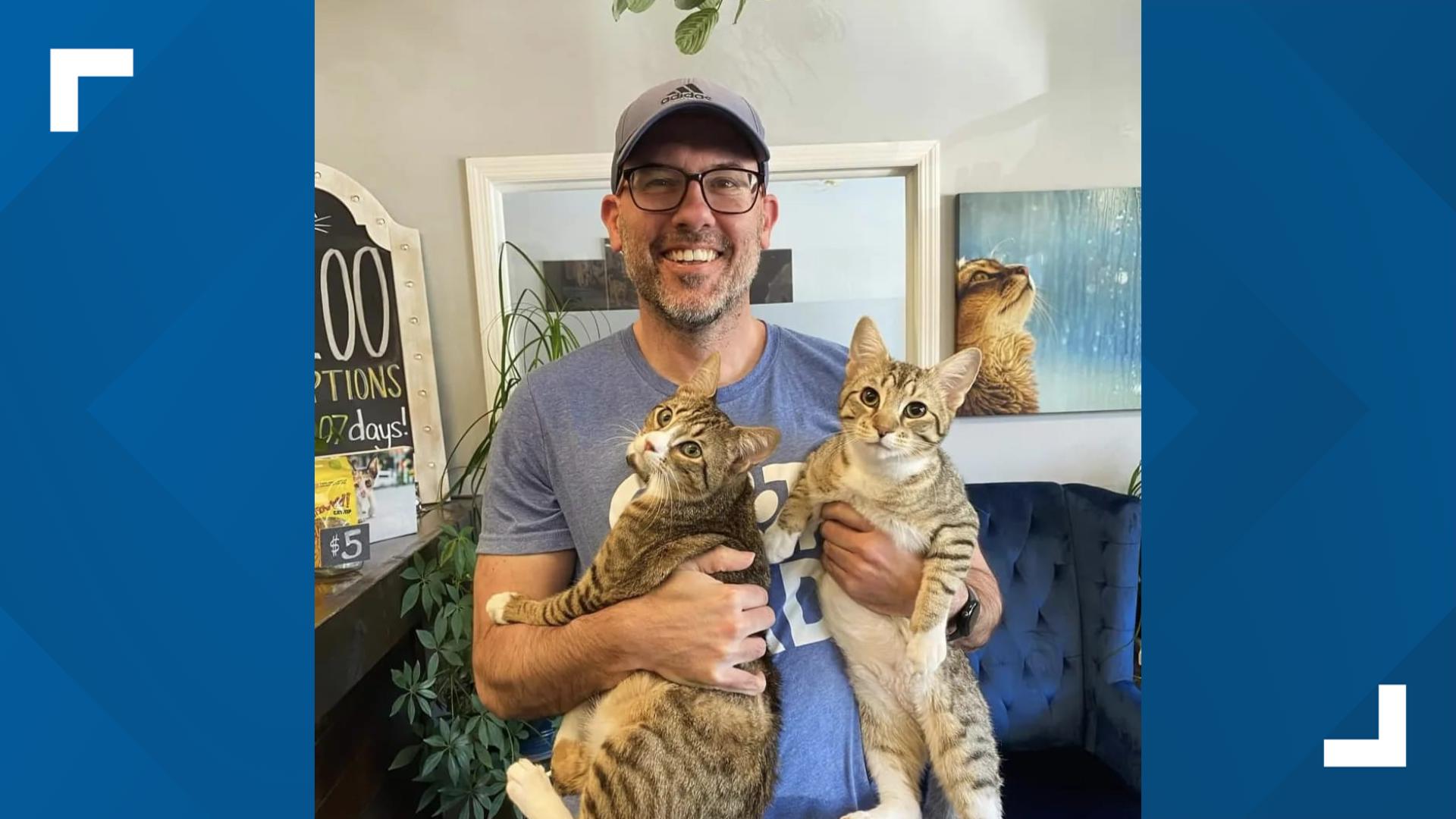 After Scott Colby lost his two cats, Nomar and Mia, he was consumed with grief. He now wants to turn that grief into gratitude to help other pet owners in need.