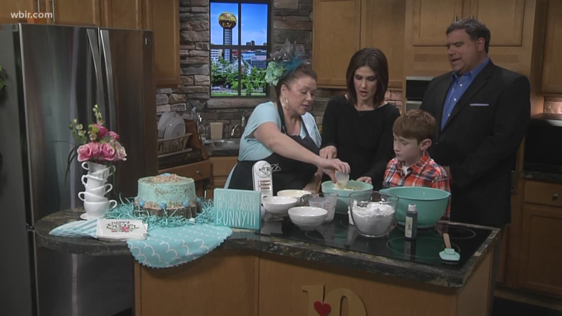 Deana Hurd from Lulu's Tea makes a beautiful cake that is perfect for spring and Easter.Lulu's Tea Room is located at 3703 W Beaver Creek Drive in Powell, lulustearoom.com,  (865) 947-5858March 20, 2018-4pm