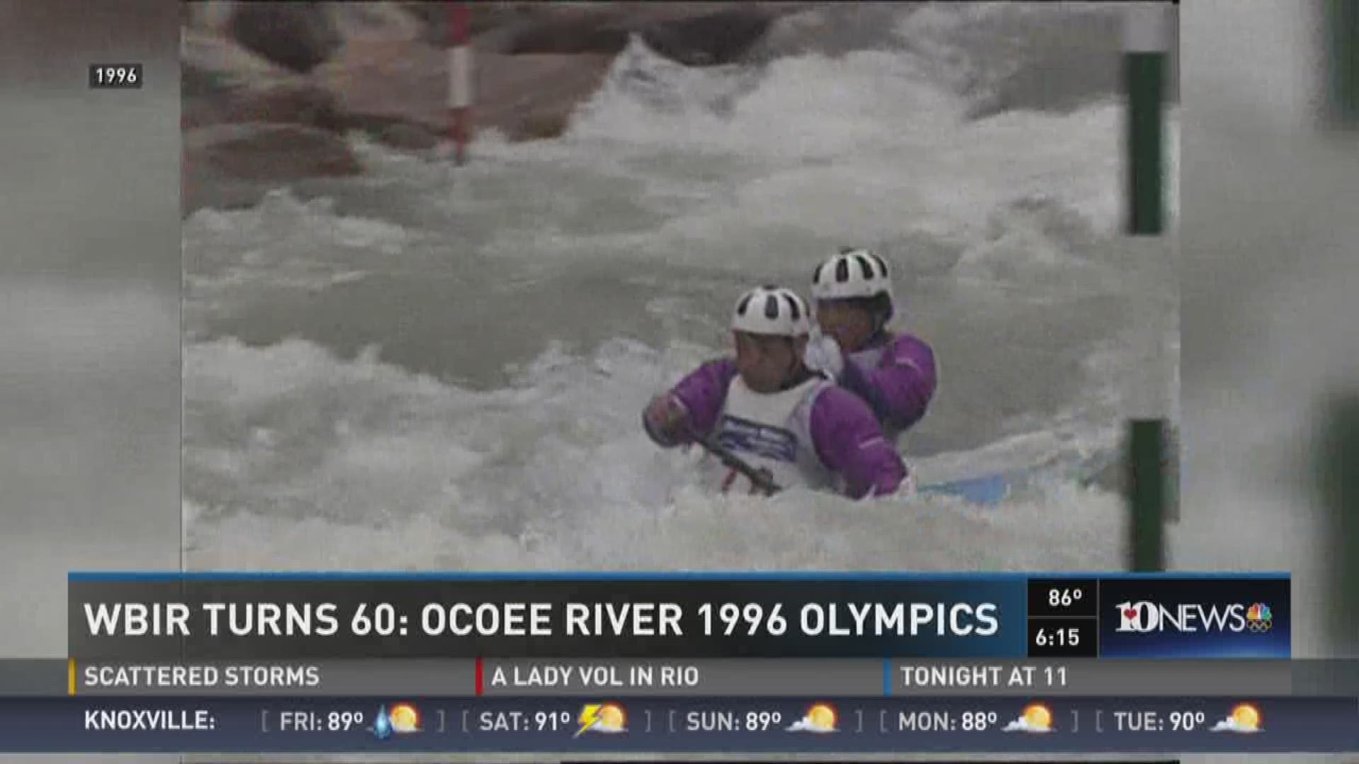 We continue our month-long countdown to the 60th anniversary of WBIR with a look at an Olympic event hosted in Tennessee.