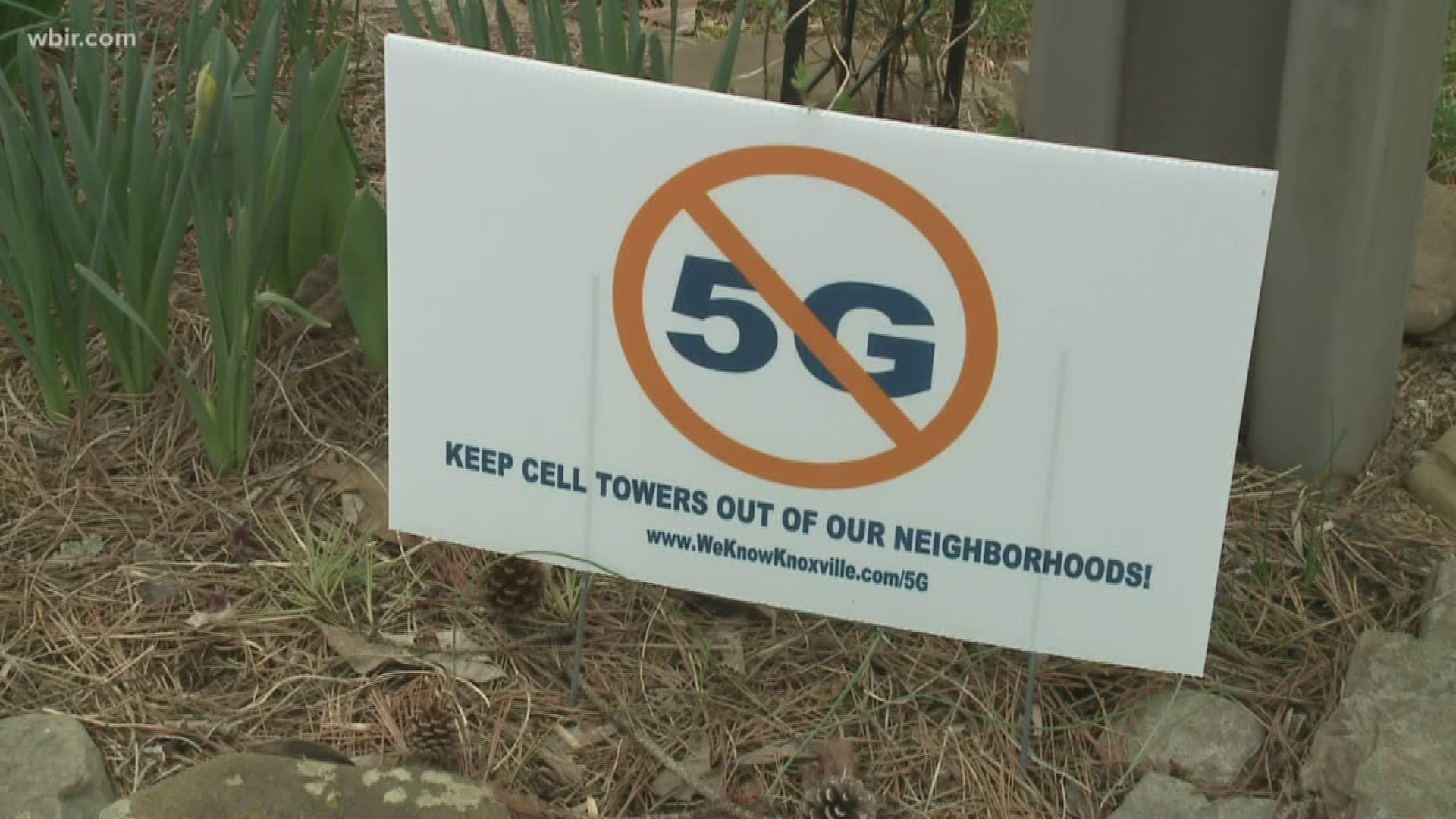 Verizon and the City of Farragut have started setting up small cell support towers. They're marked on roads including Heron Road and Gates Mill Drive.