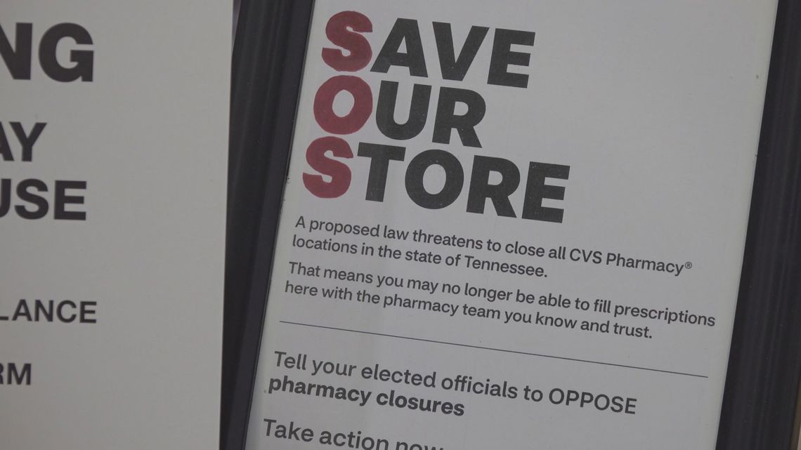 TN bill targeting pharmacy benefit managers could threaten closure of 100+ CVS stores in the state