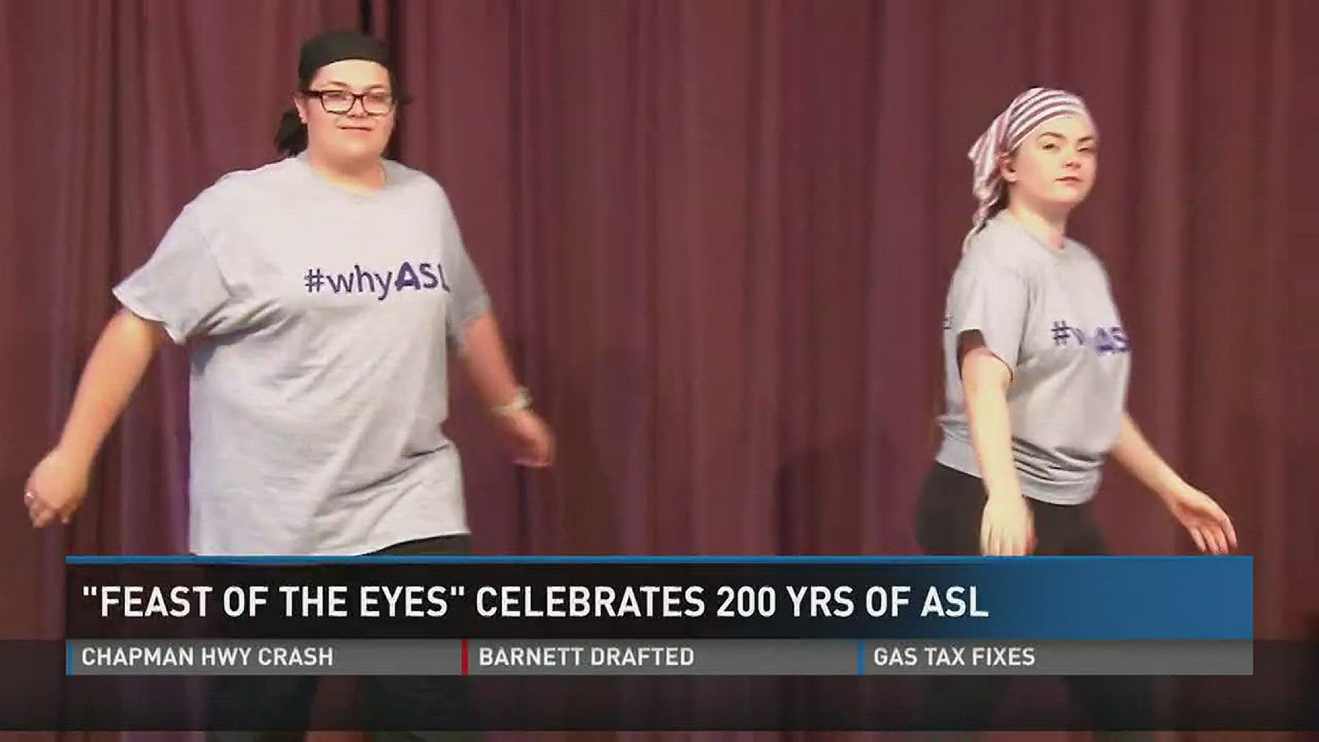 April 27, 2017: The Tennessee School for the Deaf held an event called "Feast of the Eyes" celebrating the last 200 years of American Sign Language.