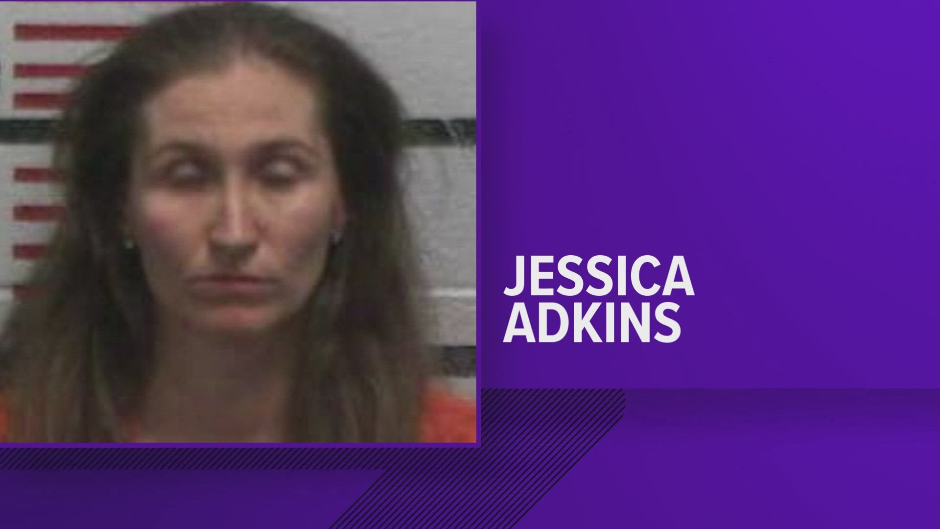 The Scott County Sheriff's Office said Tuesday that Jessica Adkins, 34, was arrested after an investigation by SCSO Drug Agents.