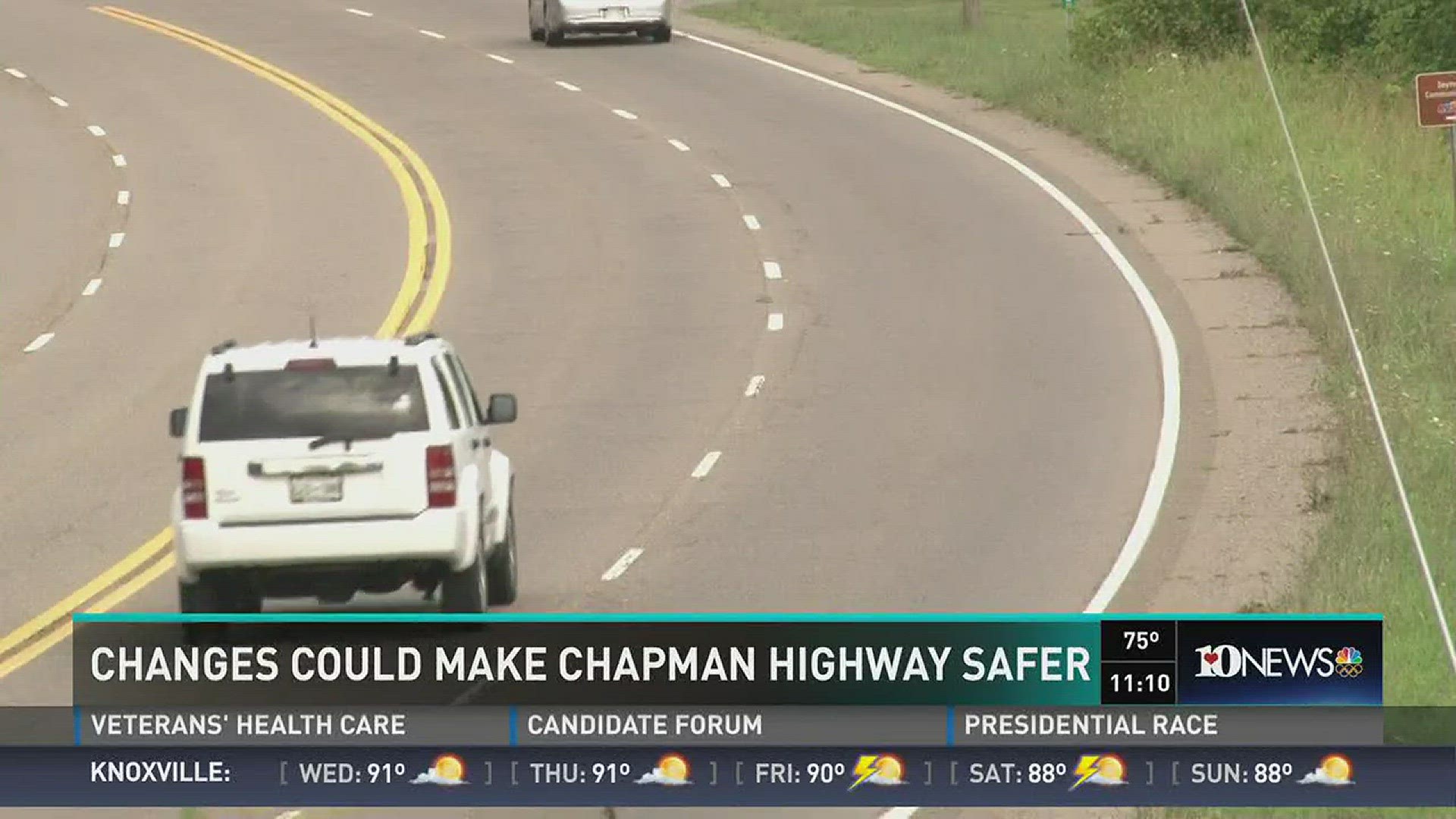 TDOT officials are considering changes to Chapman Highway to make the roadway safer for drivers.