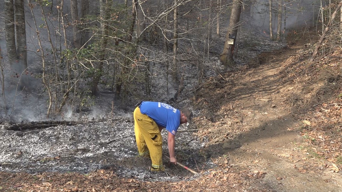 TN Division of Forestry: Fire in Rocky Flats Road area of Sevier County 100% contained