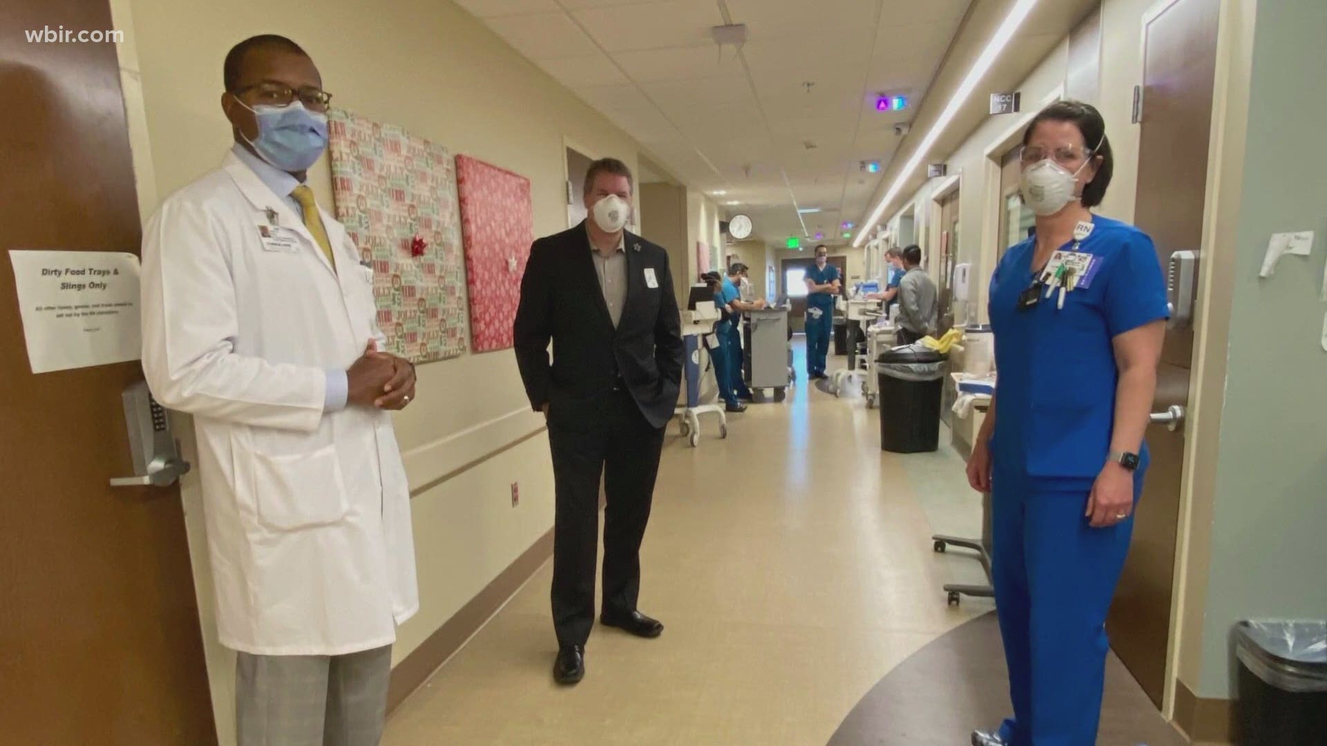 Larsen Jay toured the COVID ward at UT Medical Center hoping to see the reality of what's happening to the community.