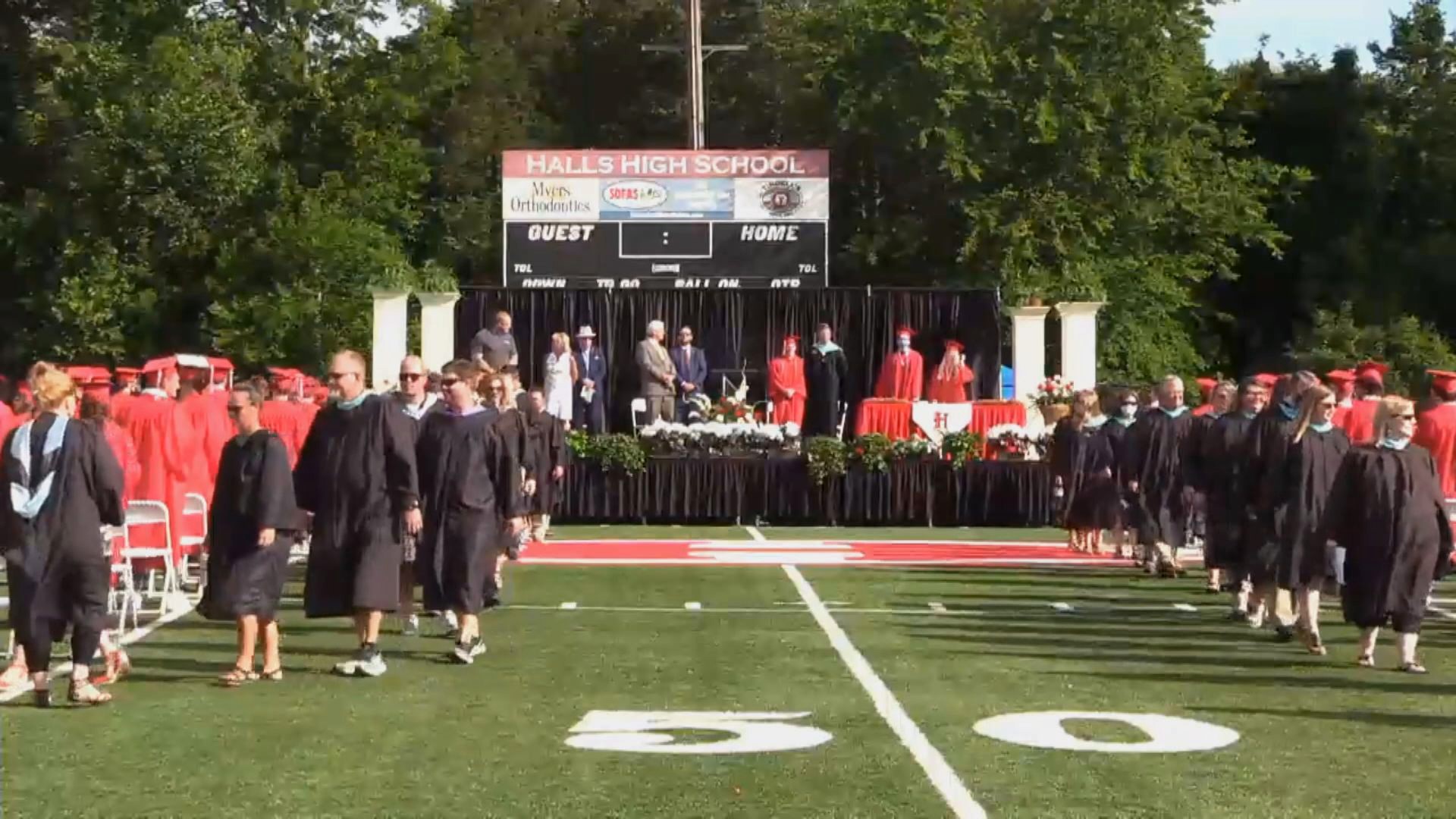 Knox County Schools Hold First Graduation Ceremonies Wbir