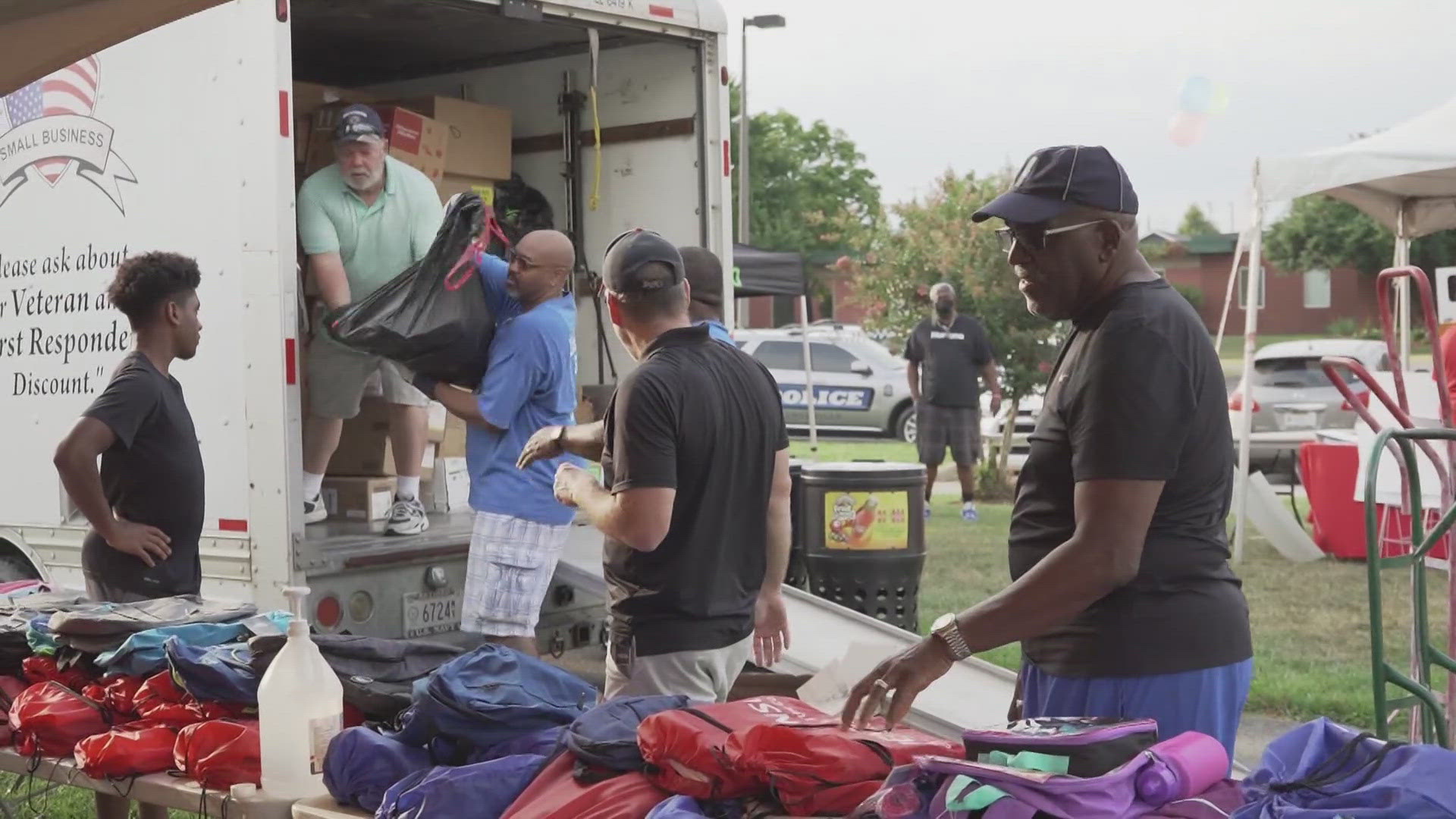 1,750 pairs of shoes were given out at the Shoes for School event.