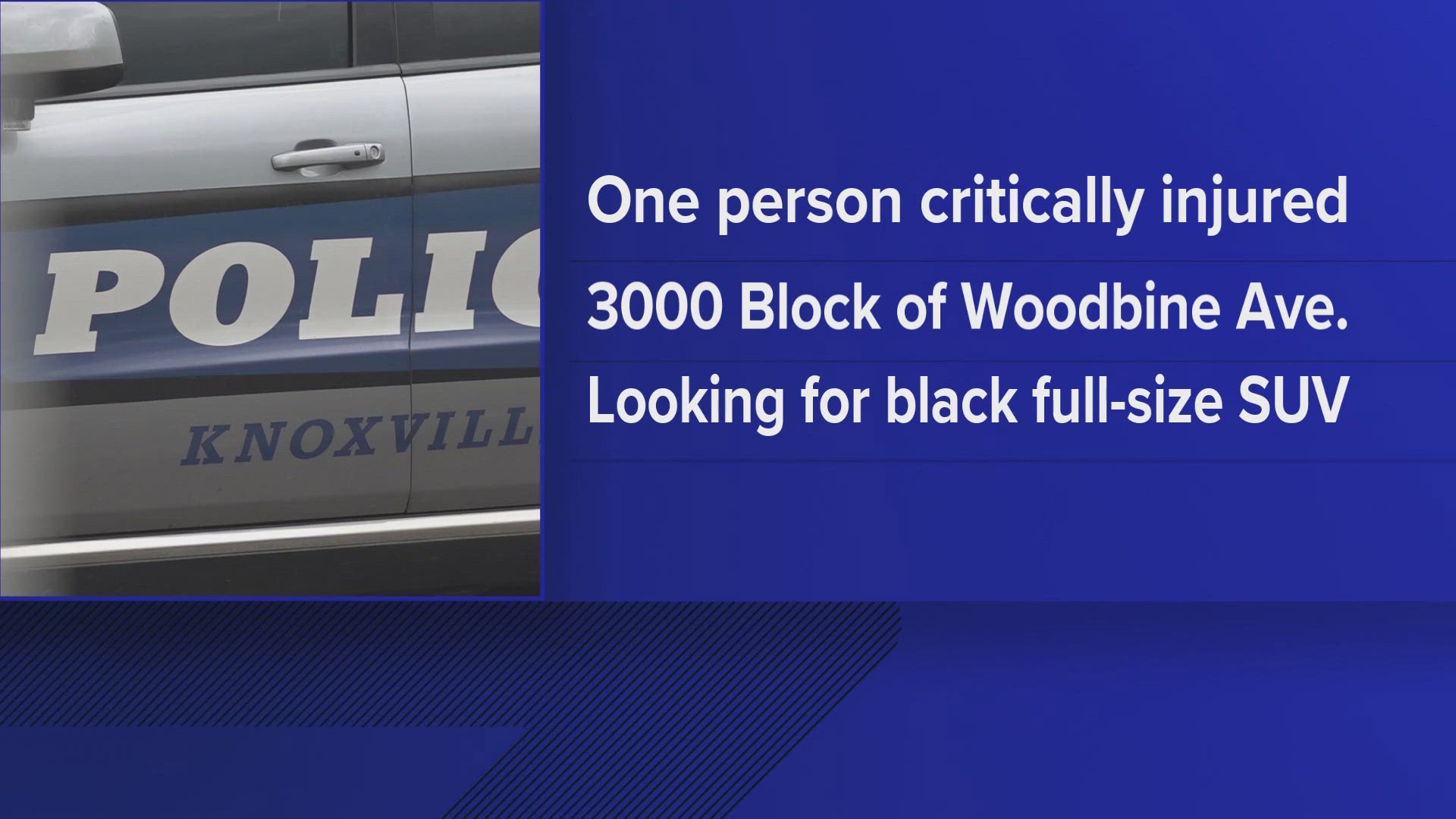 KPD said at around 4:30 p.m., officers were notified that a man who had been shot multiple times had arrived at the Fort Sanders Regional Medical Center. 