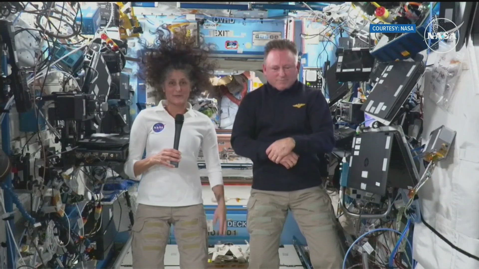 VFL Butch Wilmore gave a shoutout to East Tennessee from space. He and fellow astronaut Suni Williams were in good spirits during their first interview in months.