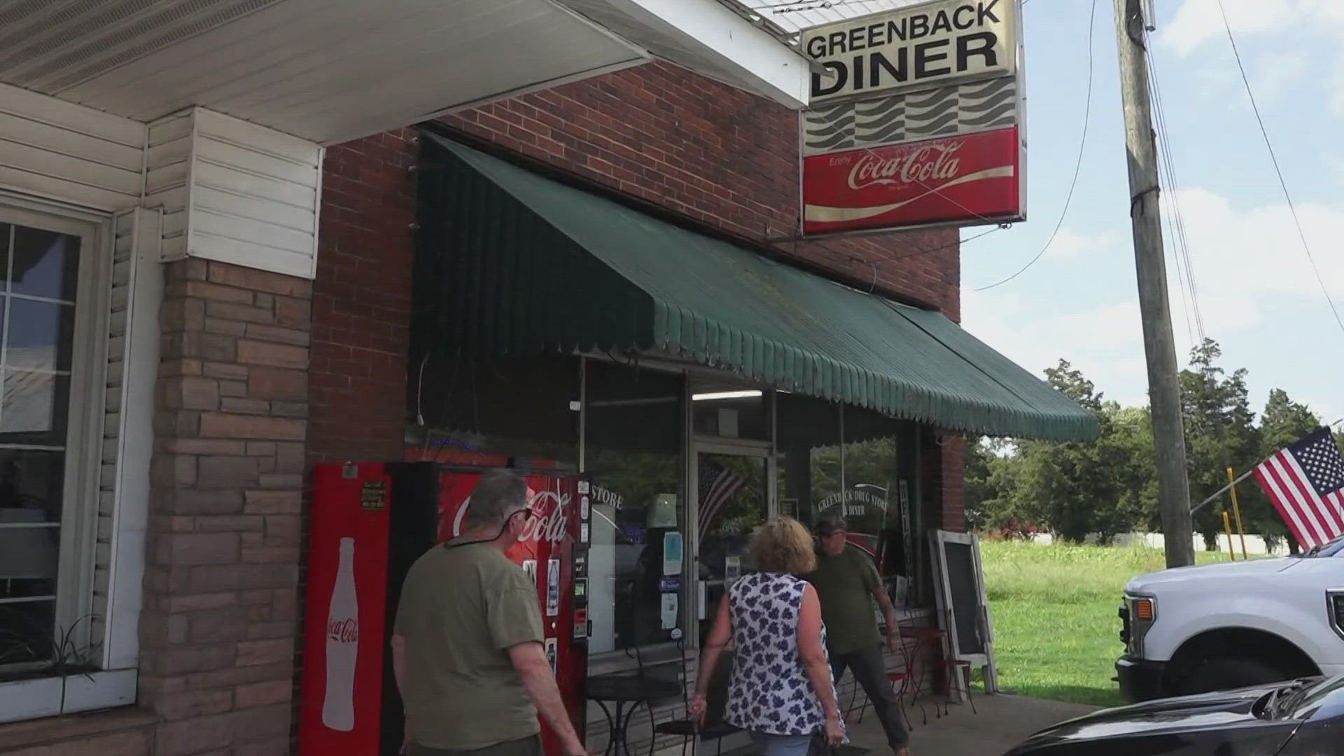 At a rural East Tennessee restaurant, two friends feed each other's souls through their special bond of being breast cancer survivors.