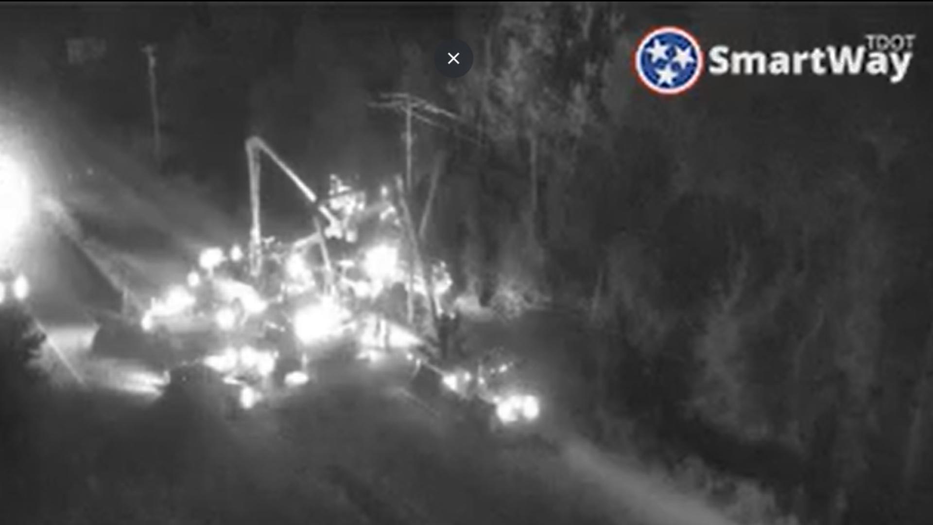 Topsioe Alcoa Highway closed in both directions near Topside Road after car ...