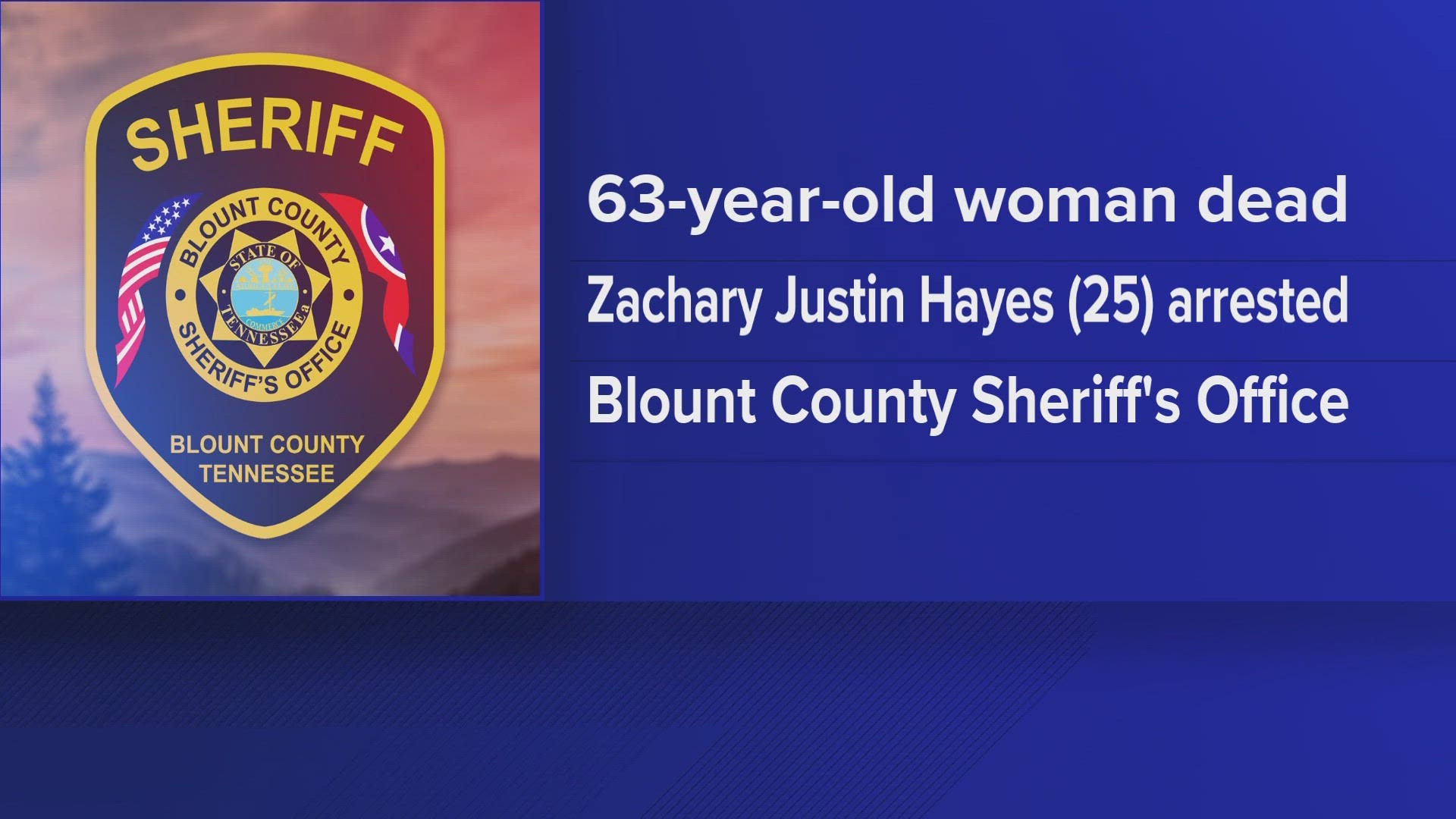 The woman was found at a residence off Samples Road on Friday, according to the Blount County Sheriff's Office.