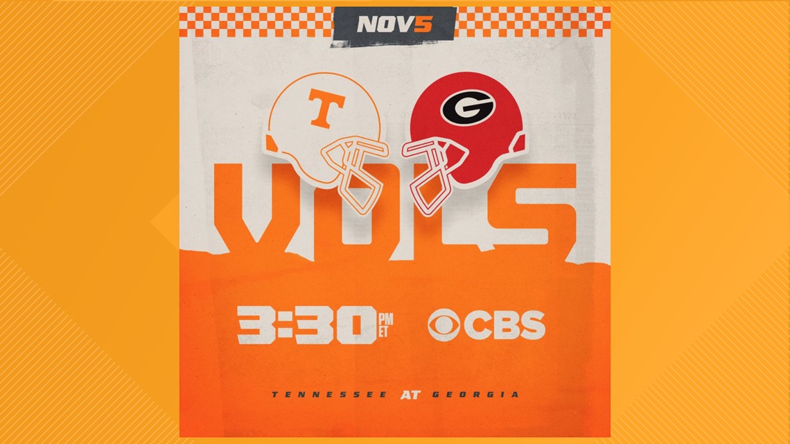 UT Vols: Tennessee vs. Georgia game time, what channel, CBS