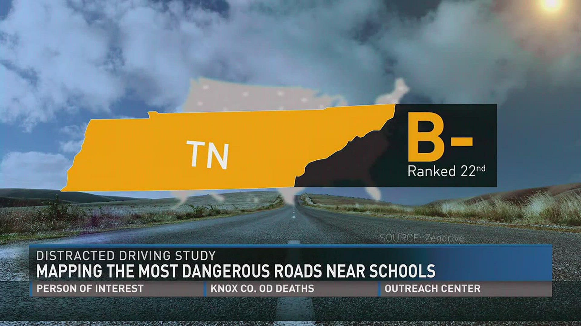 Sept. 19, 2017: A new study breaks down how safe the roads are around Knoxville schools.