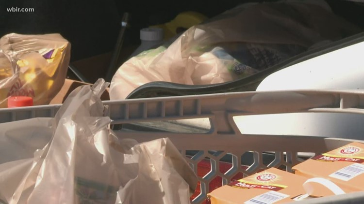 Pay It Forward: Volunteers help with grocery delivery