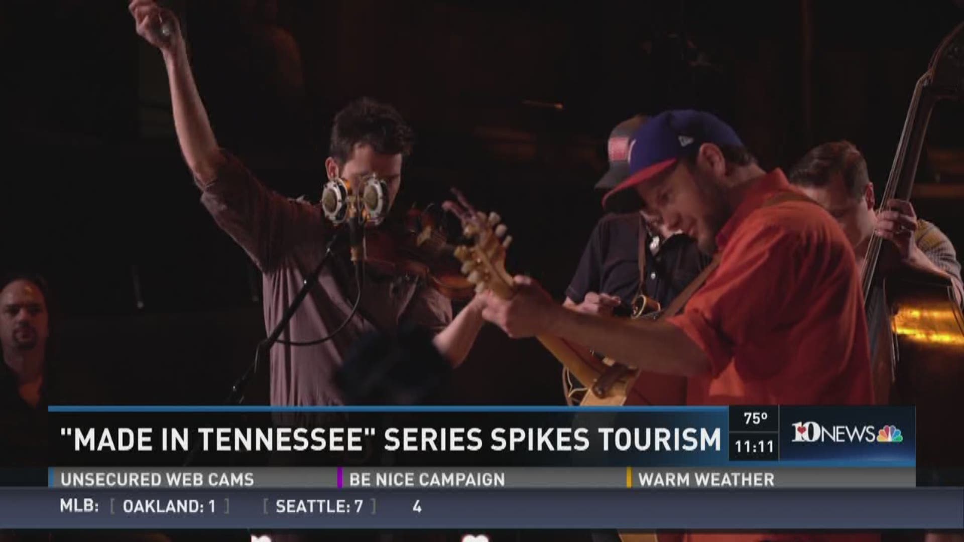 A free concert broadcast from hours away is spiking tourism in Tennessee.