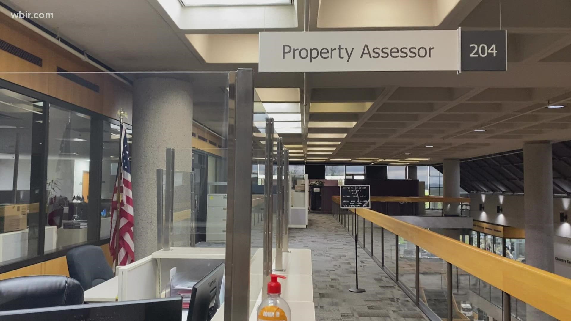 The county's property assessor said that the total appraisal in Knox County increased by 40% as a result of recent reassessments of property values.