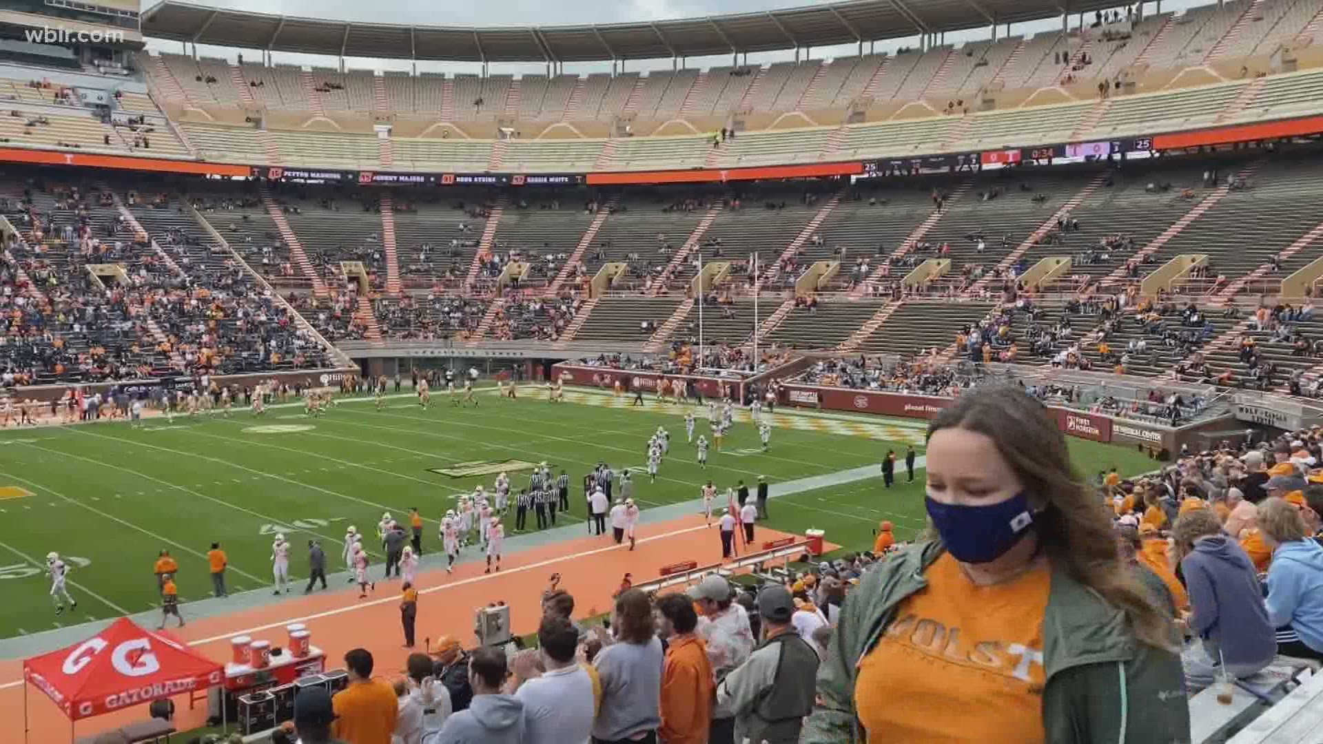 For many fans, this was the first time they returned to Neyland Stadium since the start of the COVID-19 pandemic.