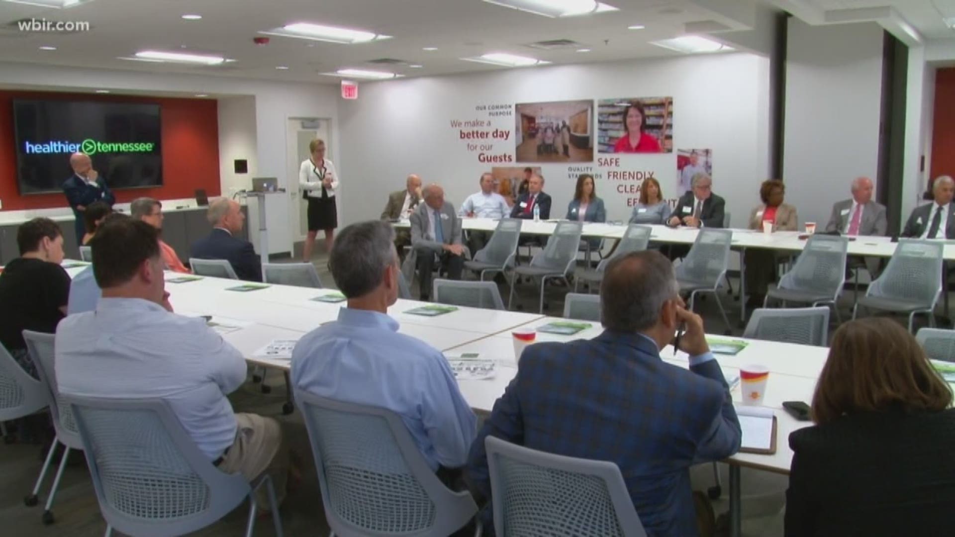 Leaders from around the state gathered in Knoxville this morning to discuss the state of the state's health. 