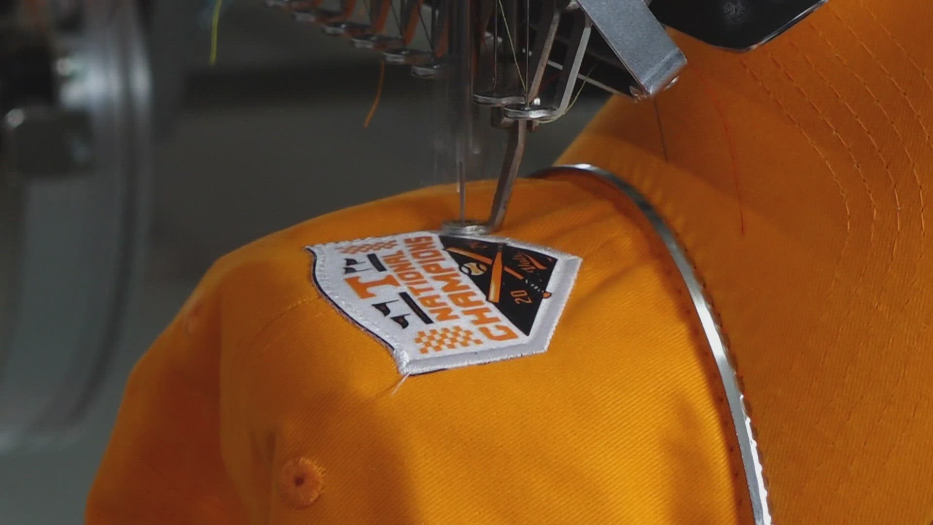 Shirts and hats were made in honor of the Vol's CWS National Championship win.